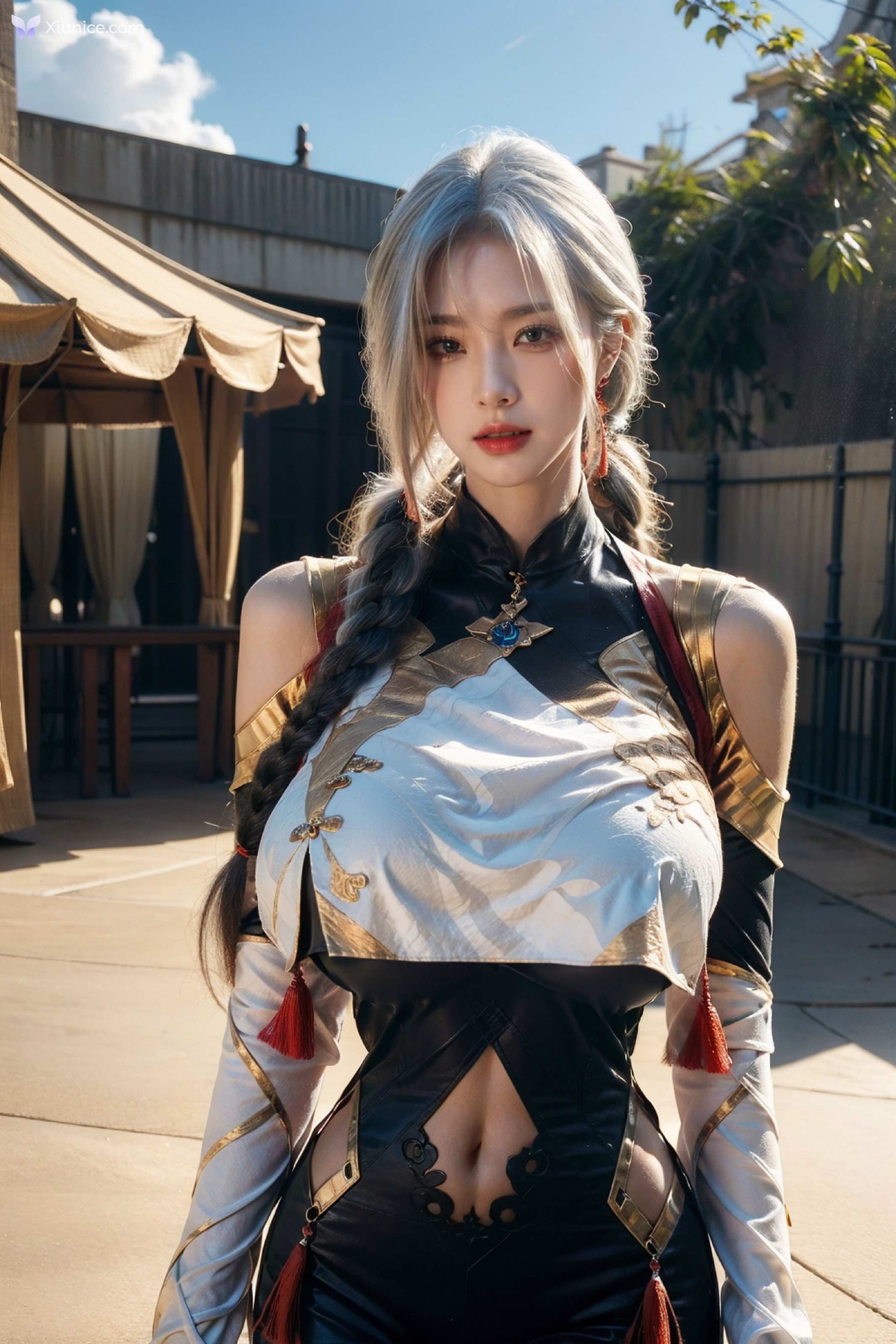 AI Girl 拟实画风-姐姐的剑灵COS 第13张