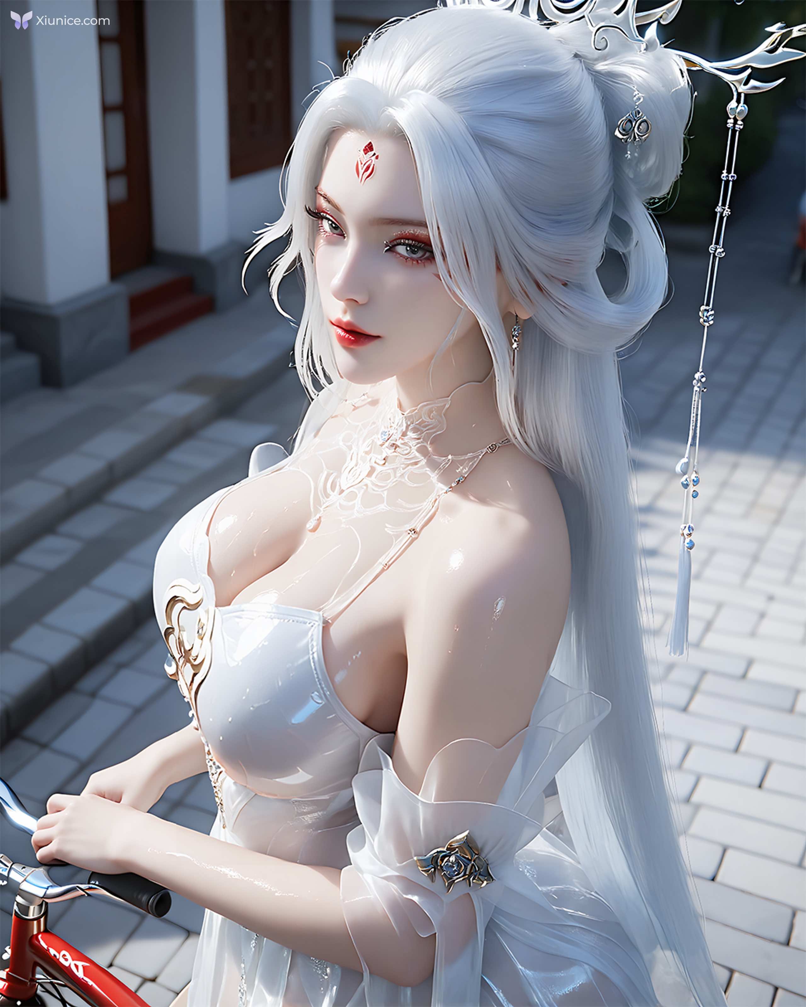 AI Girl 小白诛仙3-白衣单车痴汉 第37张