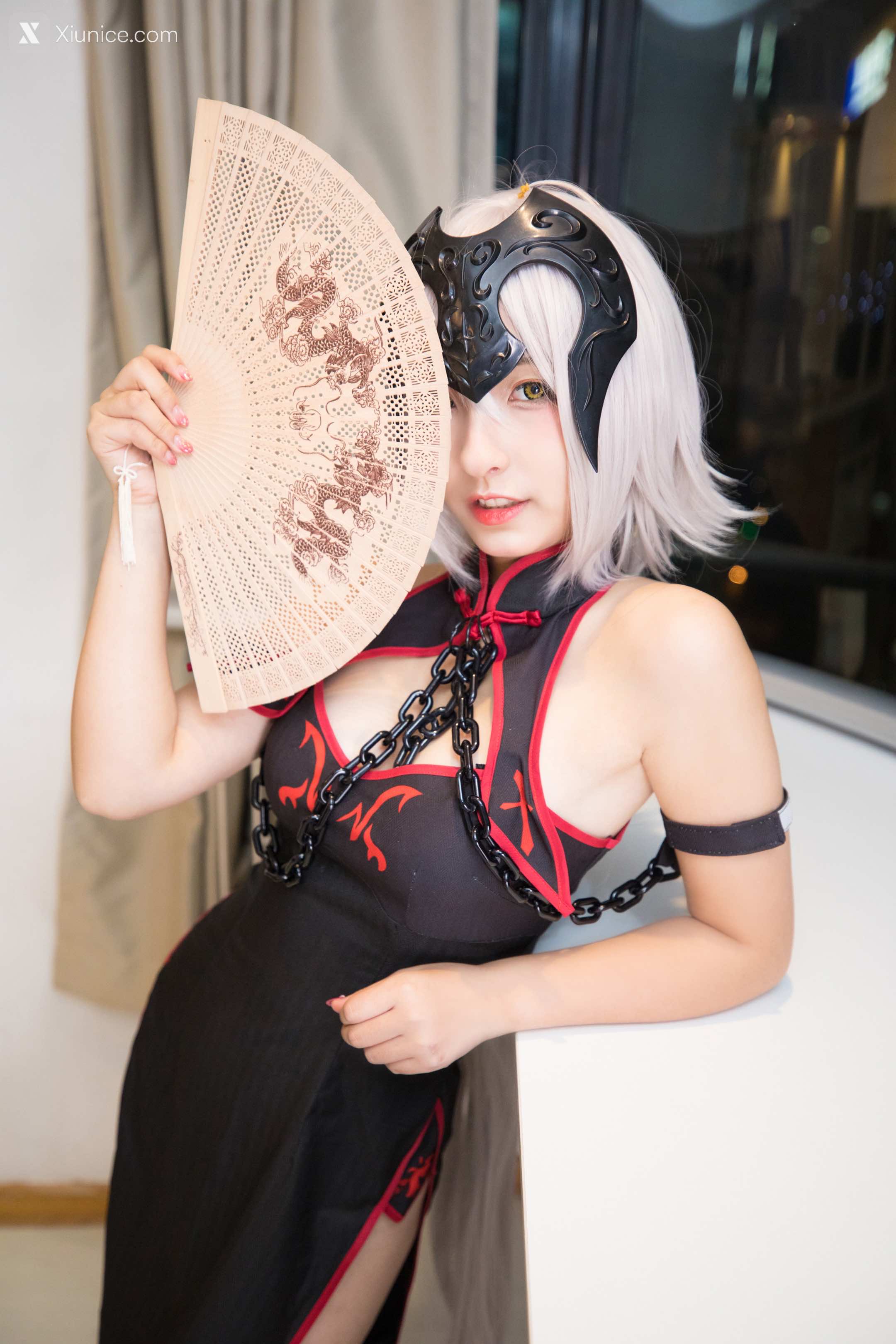 Coser@神楽坂真冬 Vol.037 电子相册-旗袍黑贞 第84张