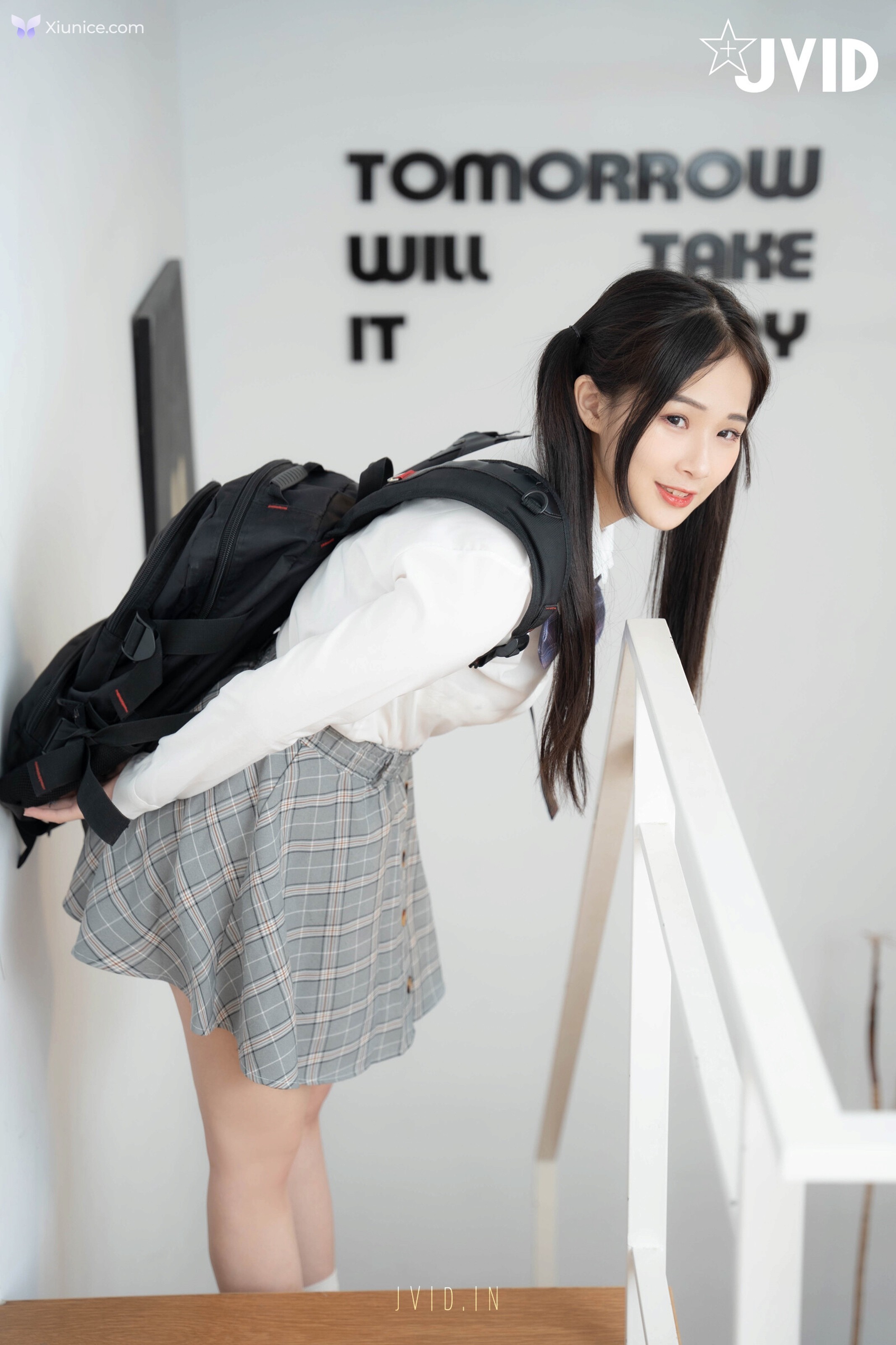 JVID 婕咪 Juice – 不能發出聲音雙馬尾再次逆麟.又在學長胯下玩起來 第1张