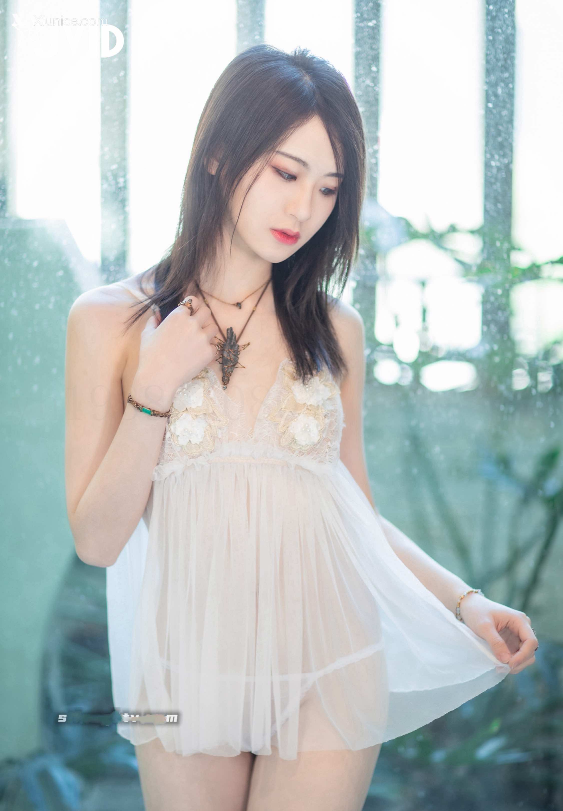 JVID – Ali-White lace pajamas 第107张