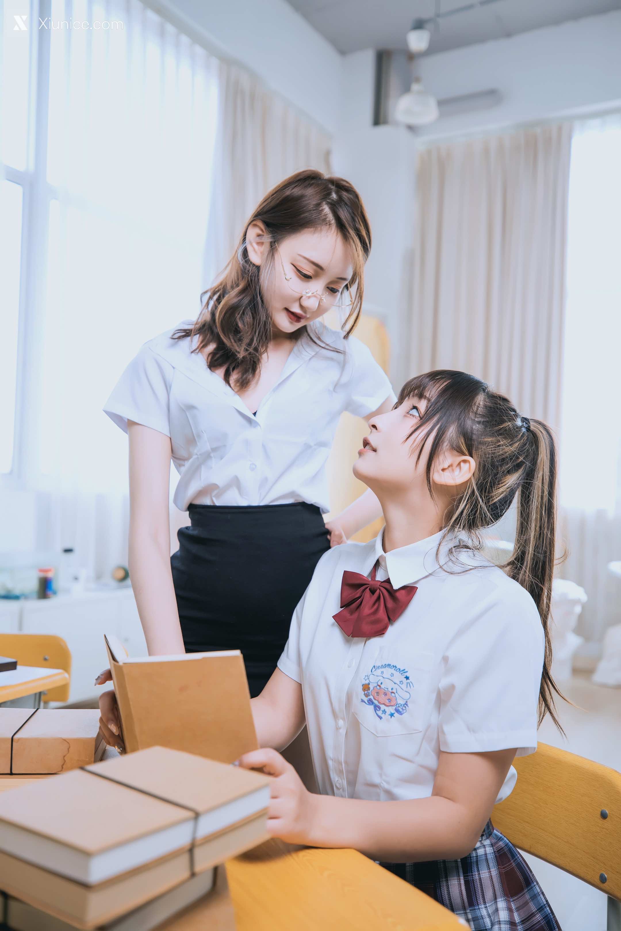 Coser@神楽坂真冬 Vol.059 绝对企画-百合教室《数之歌》 第4张