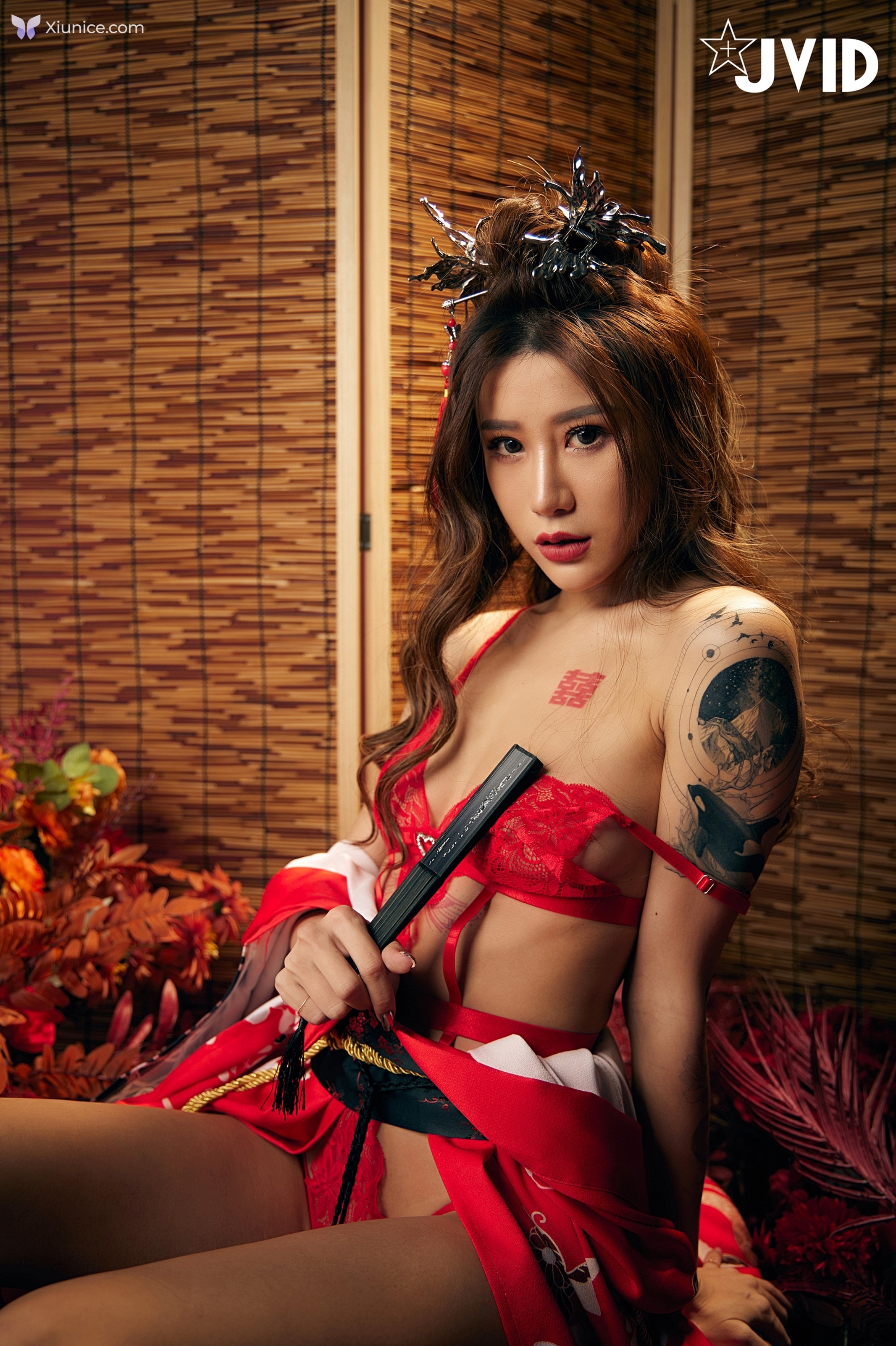 JVID Lara 雙囍 – 聖上寵幸首選傾國傾城囍媚娘 婀娜多姿 酥胸外露 第75张