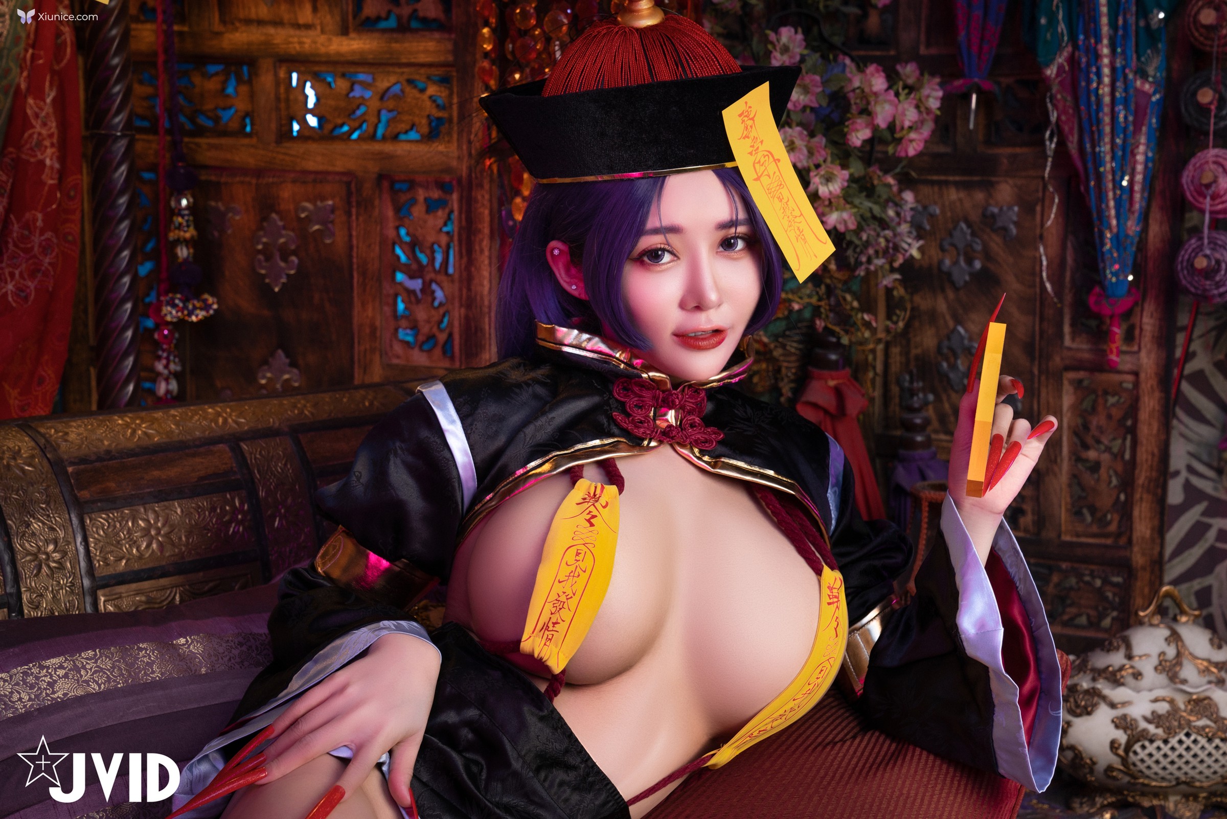 JVID 甜心幫 ღ 安希 – 菰蒲風動縱斜影殭屍奶光安希膣得液滿 第13张