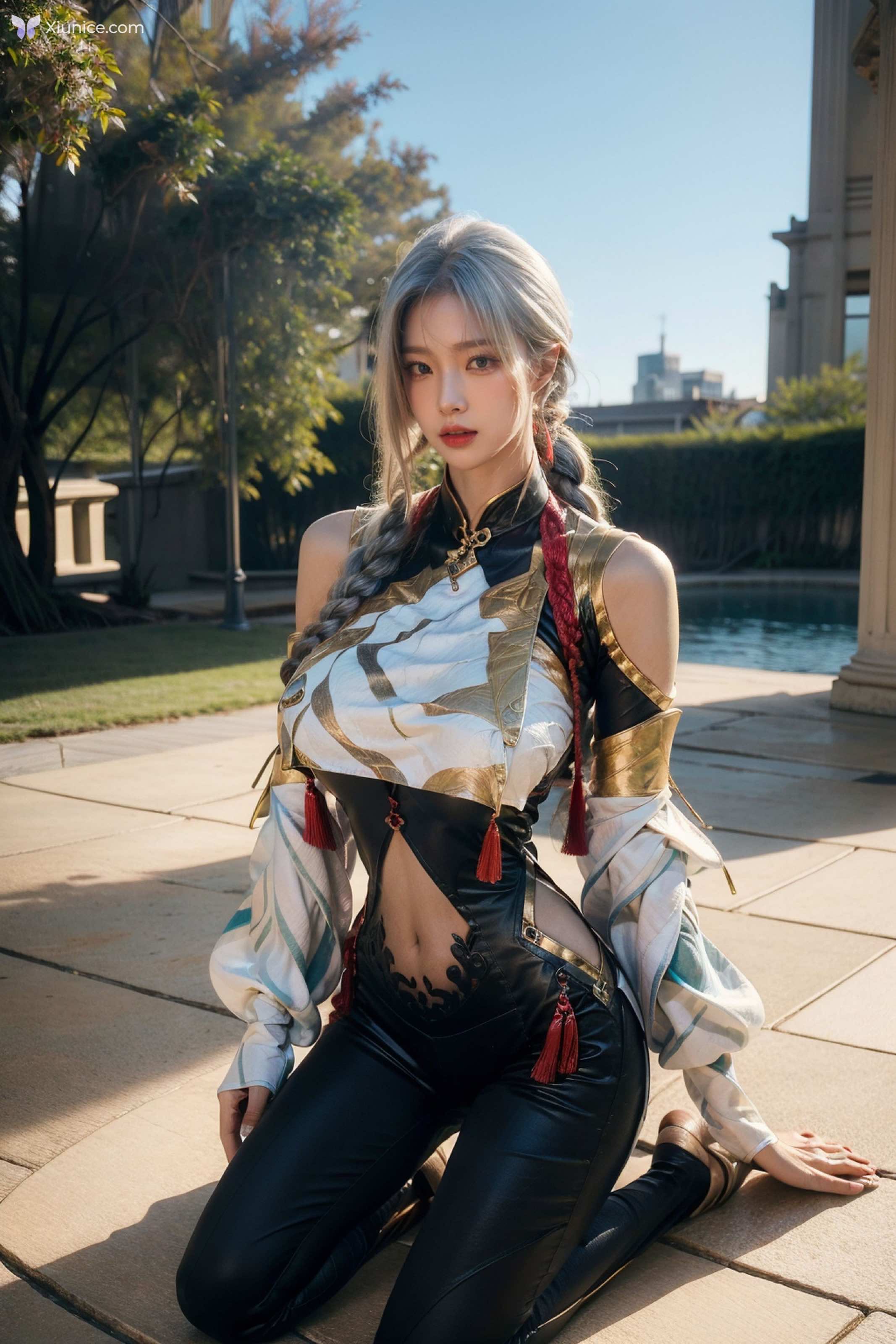 AI Girl 拟实画风-姐姐的剑灵COS 第86张