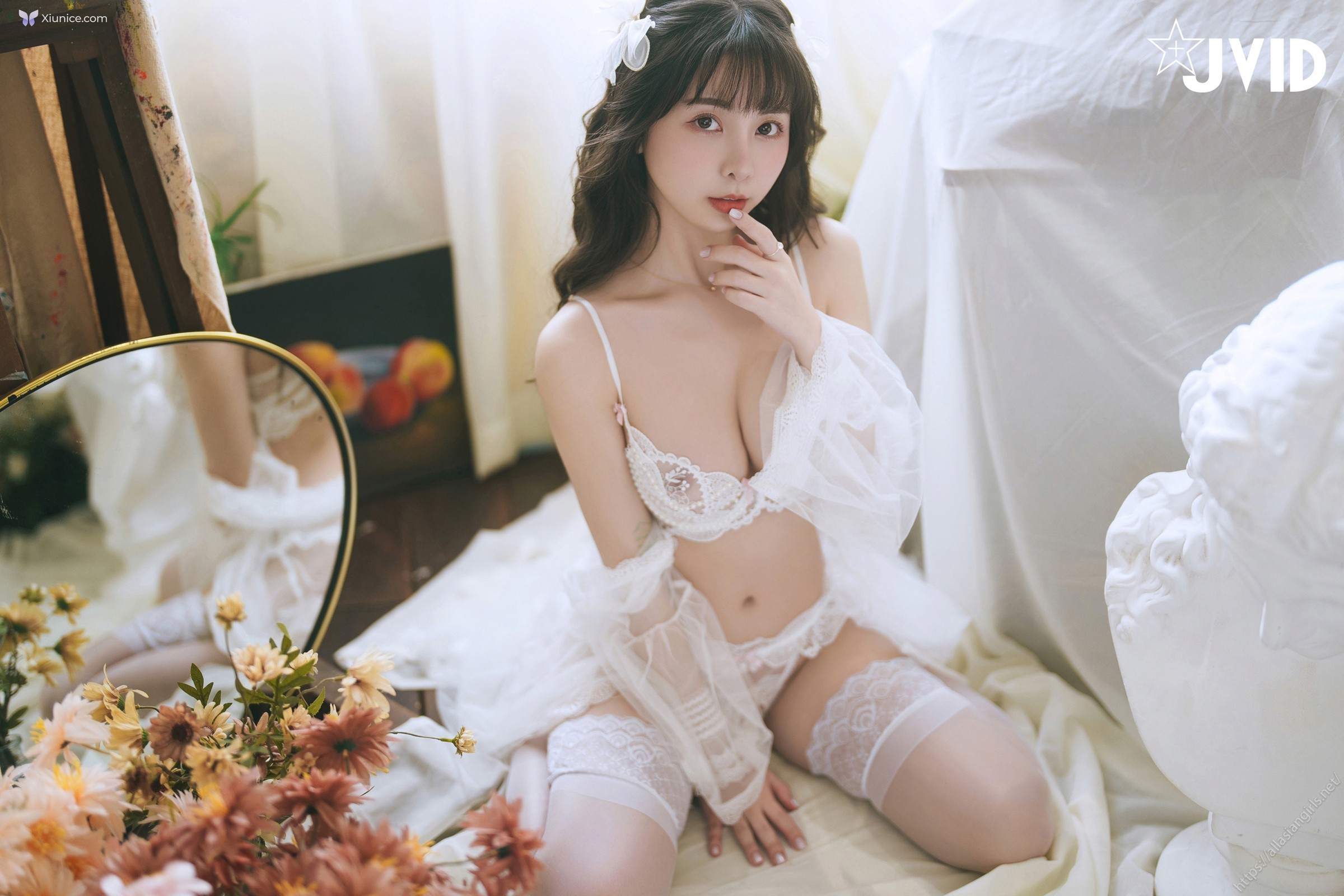 JVID 月台尼Tiny – 新尺度登場初嚐禁果解開情慾底線天然美乳Tiny化身夏娃與你一起纏綿 第11张