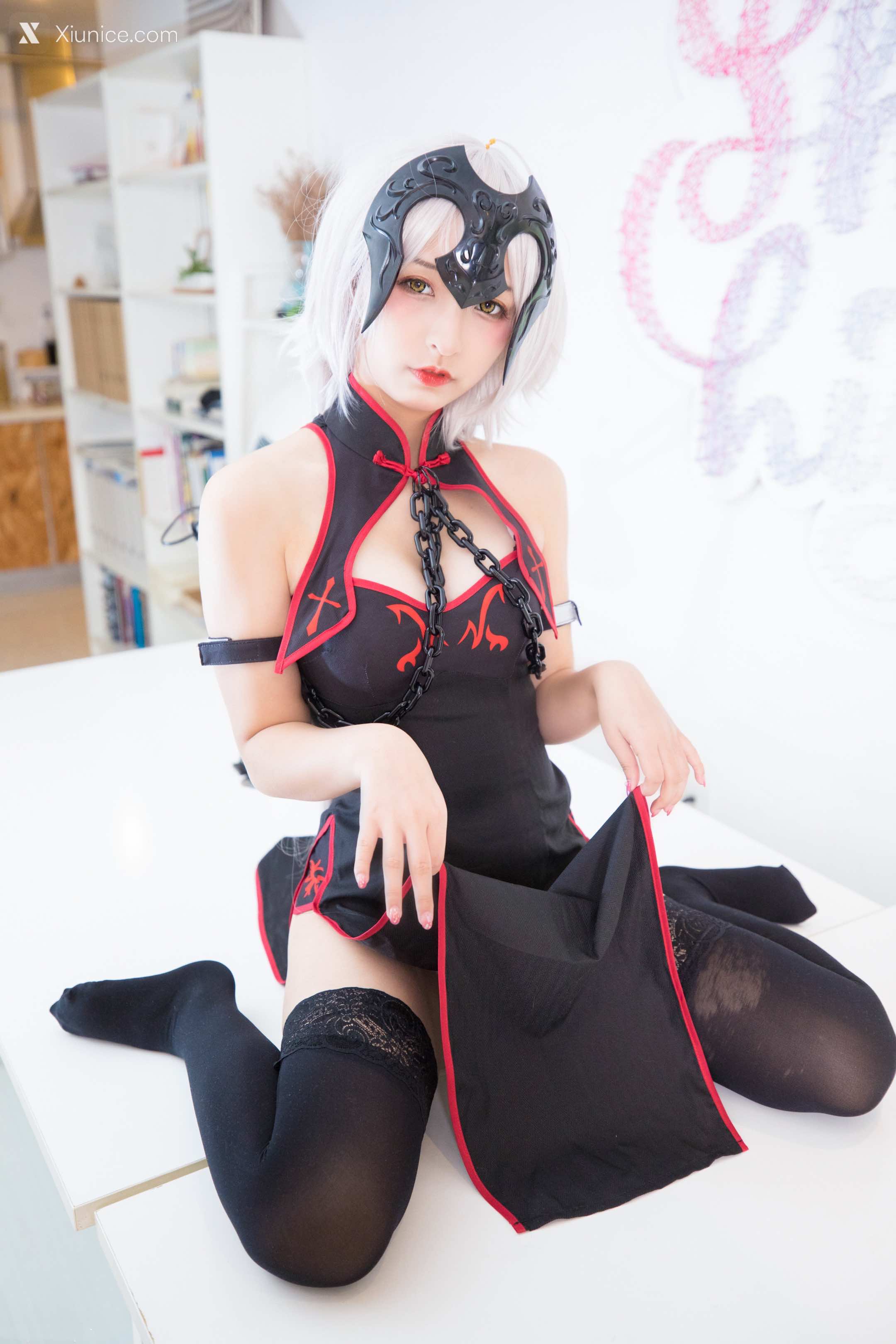 Coser@神楽坂真冬 Vol.037 电子相册-旗袍黑贞 第126张