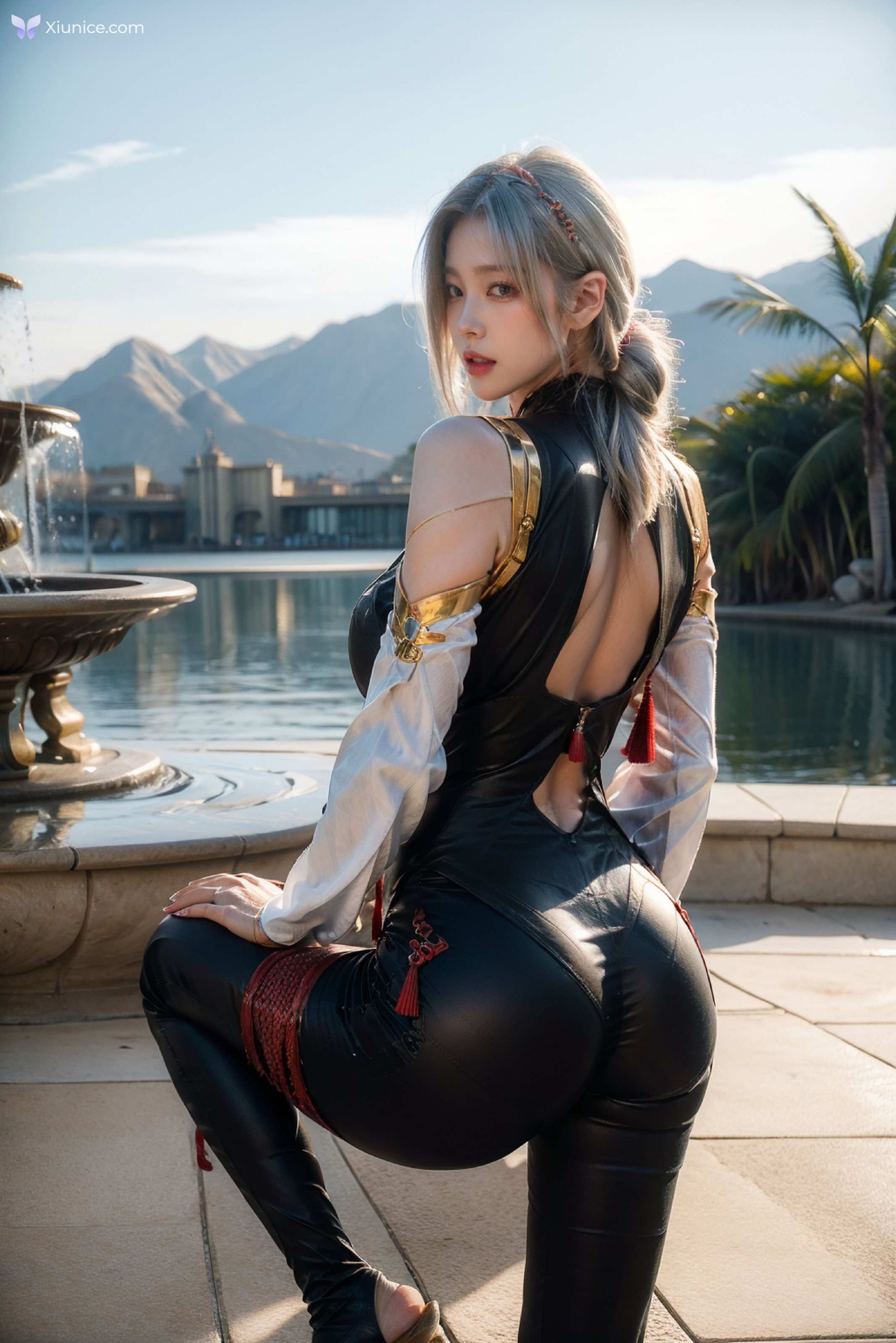 AI Girl 拟实画风-姐姐的剑灵COS 第101张