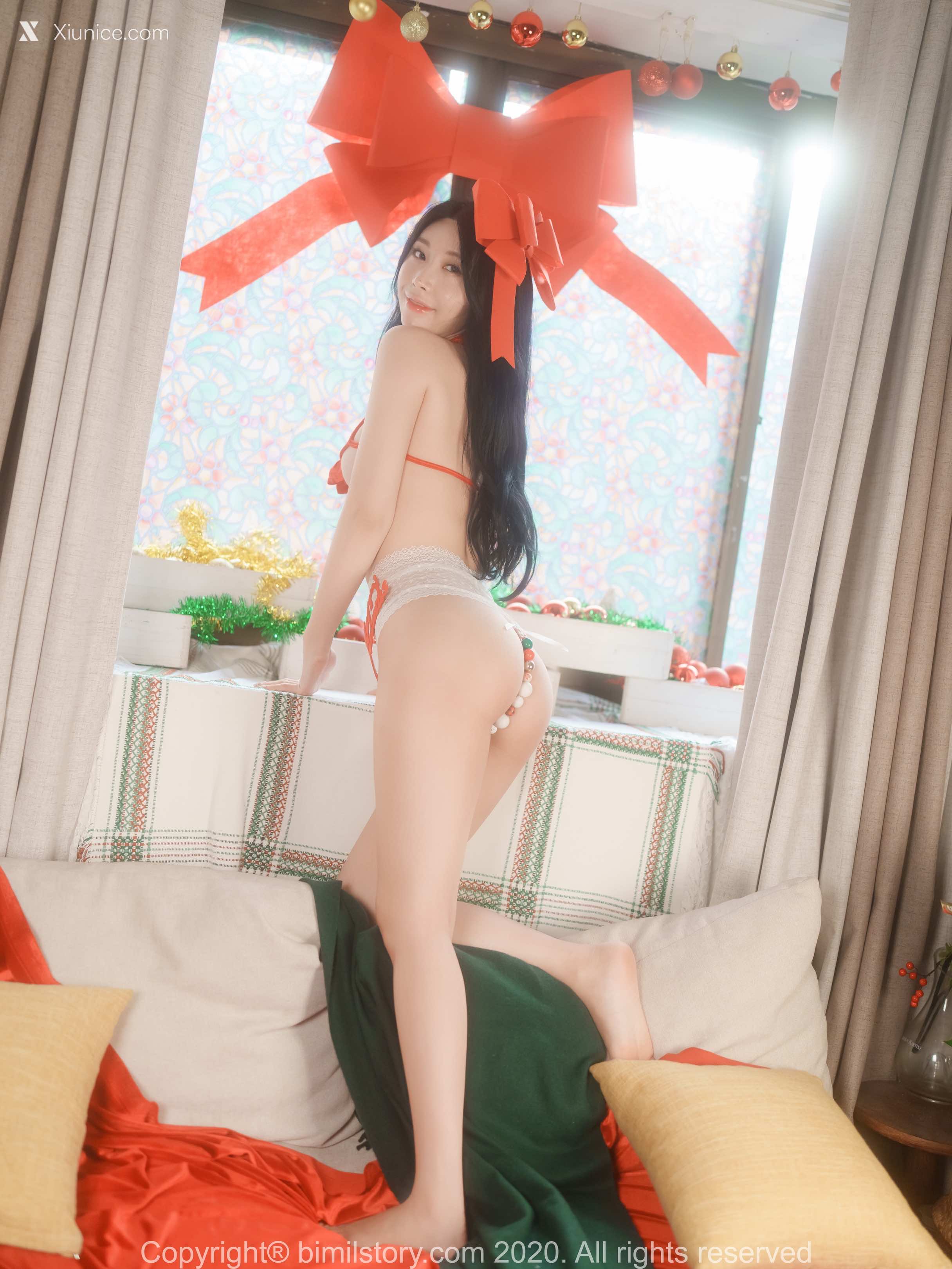 Bimilstory Minjung (민정) Vol.05 X-mas Special Challenge! Beads Panties Santa Girl 第130张