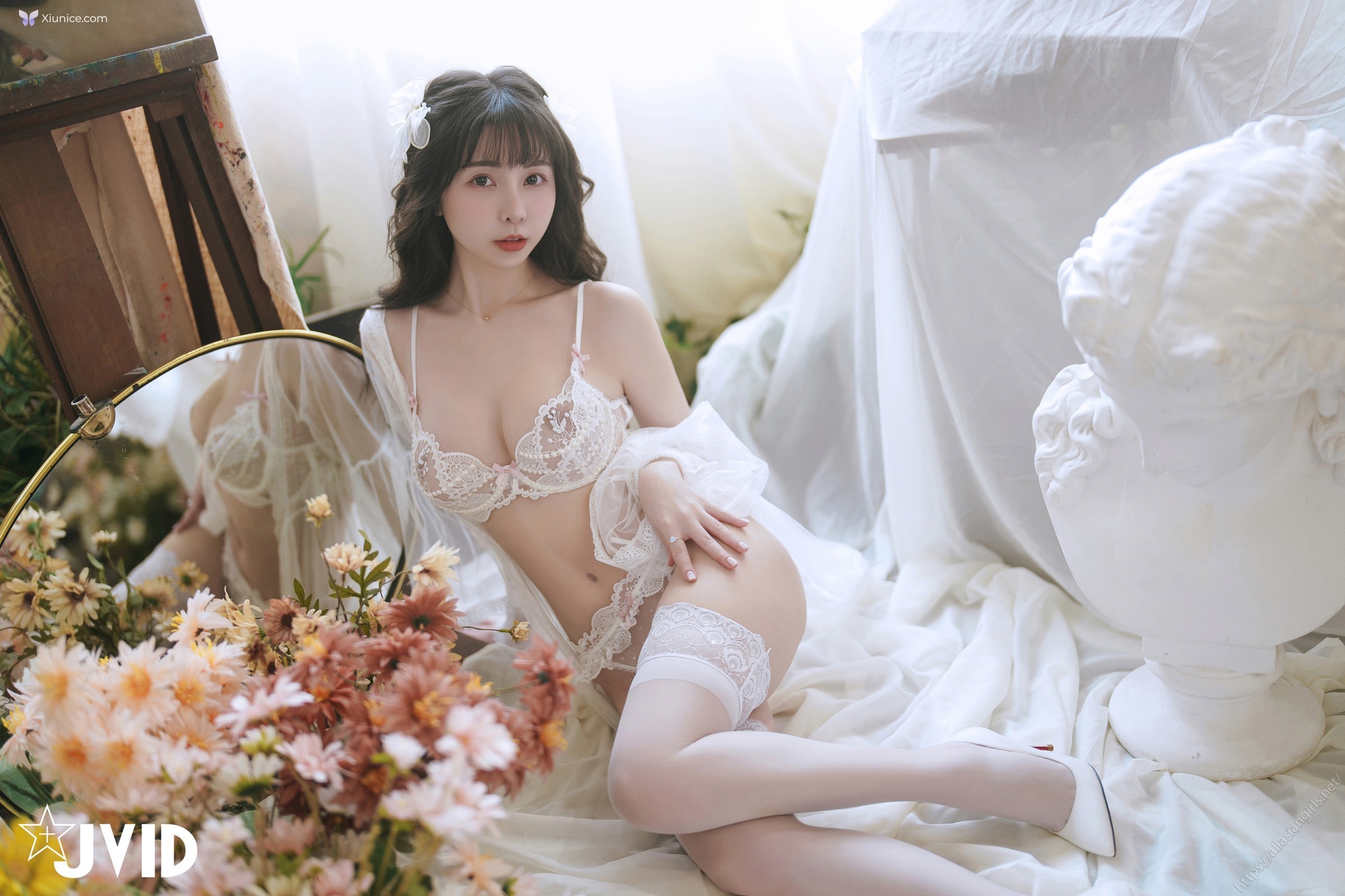 JVID 月台尼Tiny – 新尺度登場初嚐禁果解開情慾底線天然美乳Tiny化身夏娃與你一起纏綿 第16张