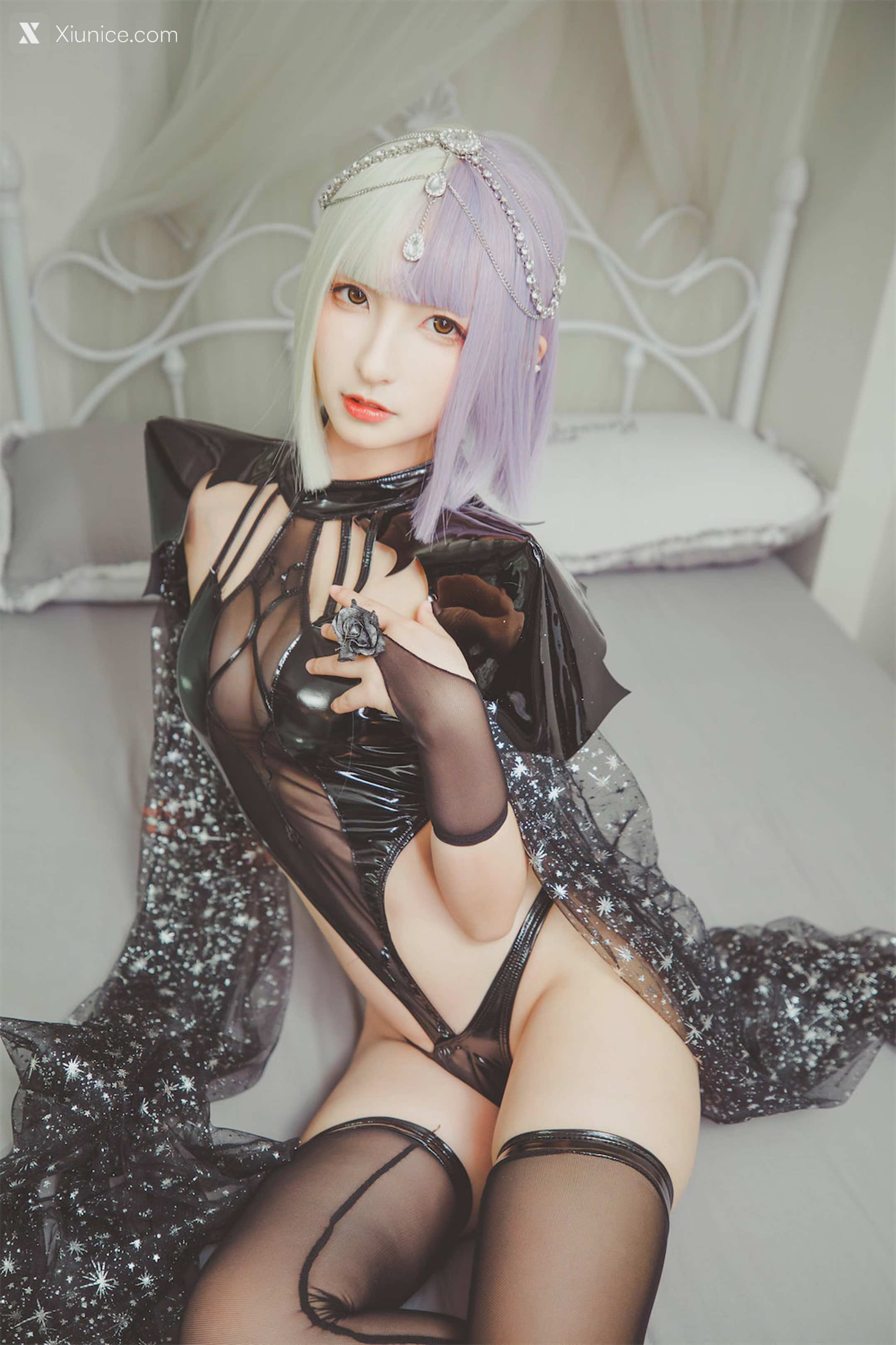 Coser@神楽坂真冬 Vol.082 绝对企画-黑白丝《柔らかい永遠》 第8张