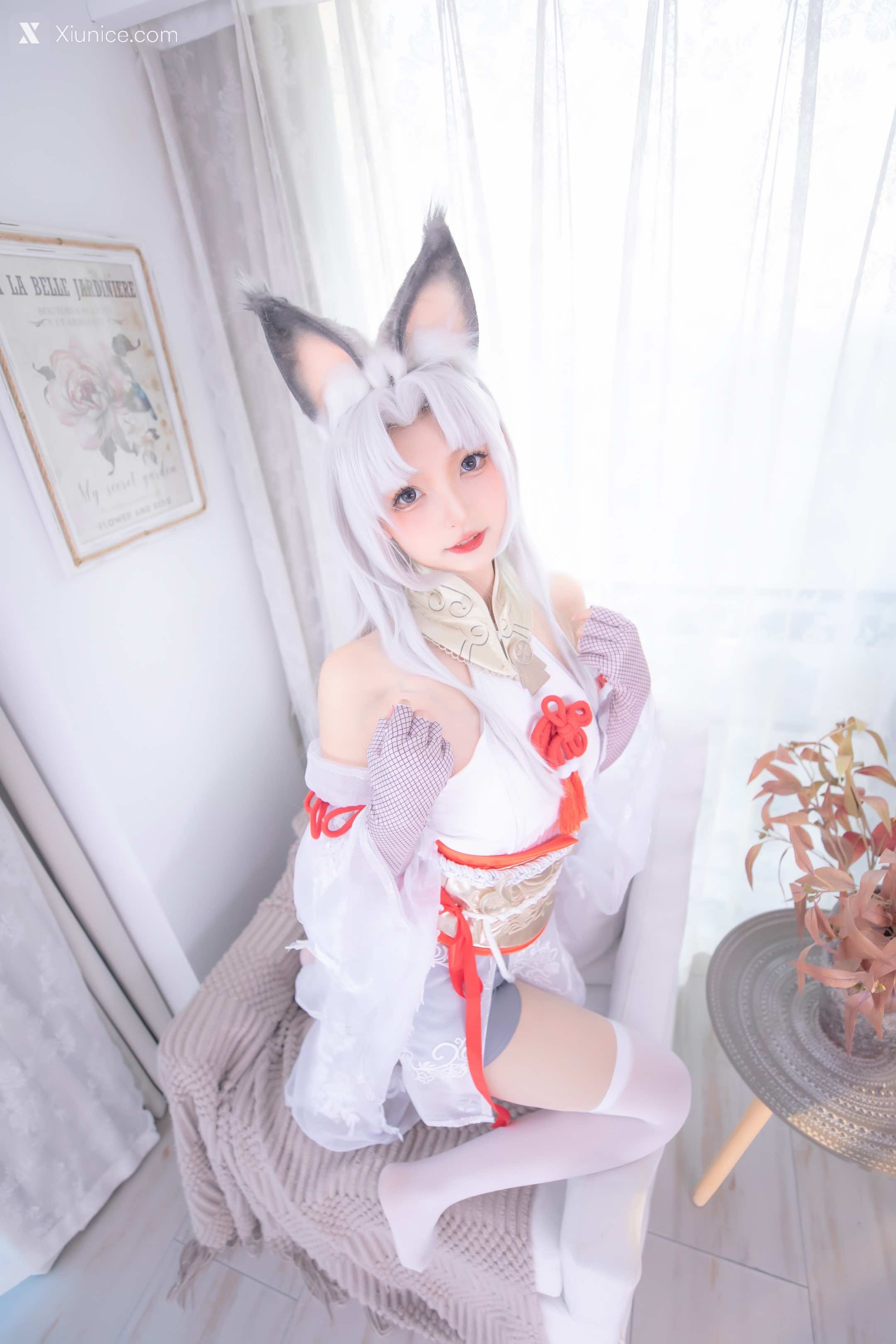 Coser@神楽坂真冬 Vol.105 白丝胡桃 第11张