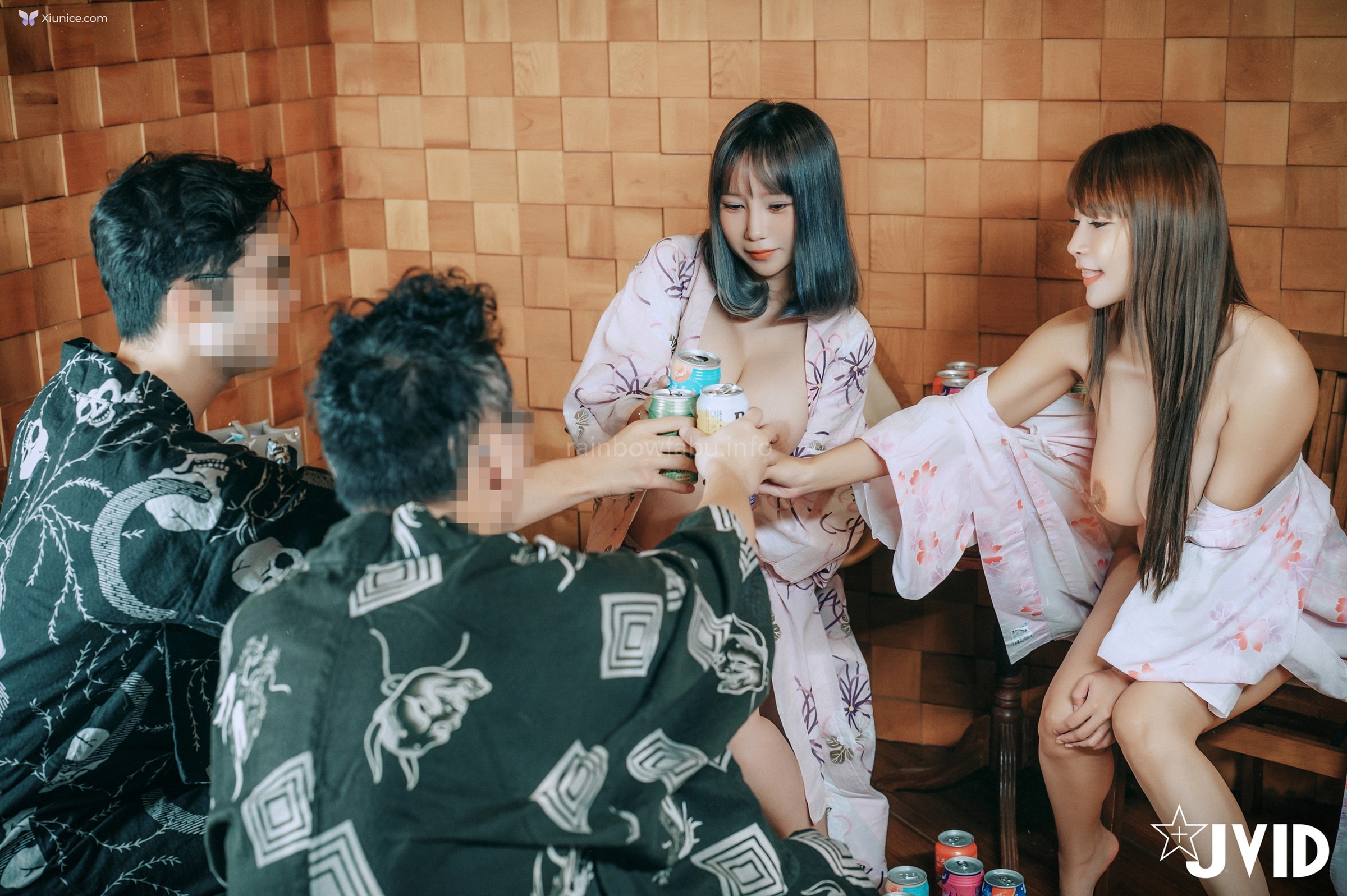 JVID 于心 Lele 樂樂 – 上空無碼學長幫學妹慶祝畢業邀請兩人泡溫泉泥醉混亂 第1张