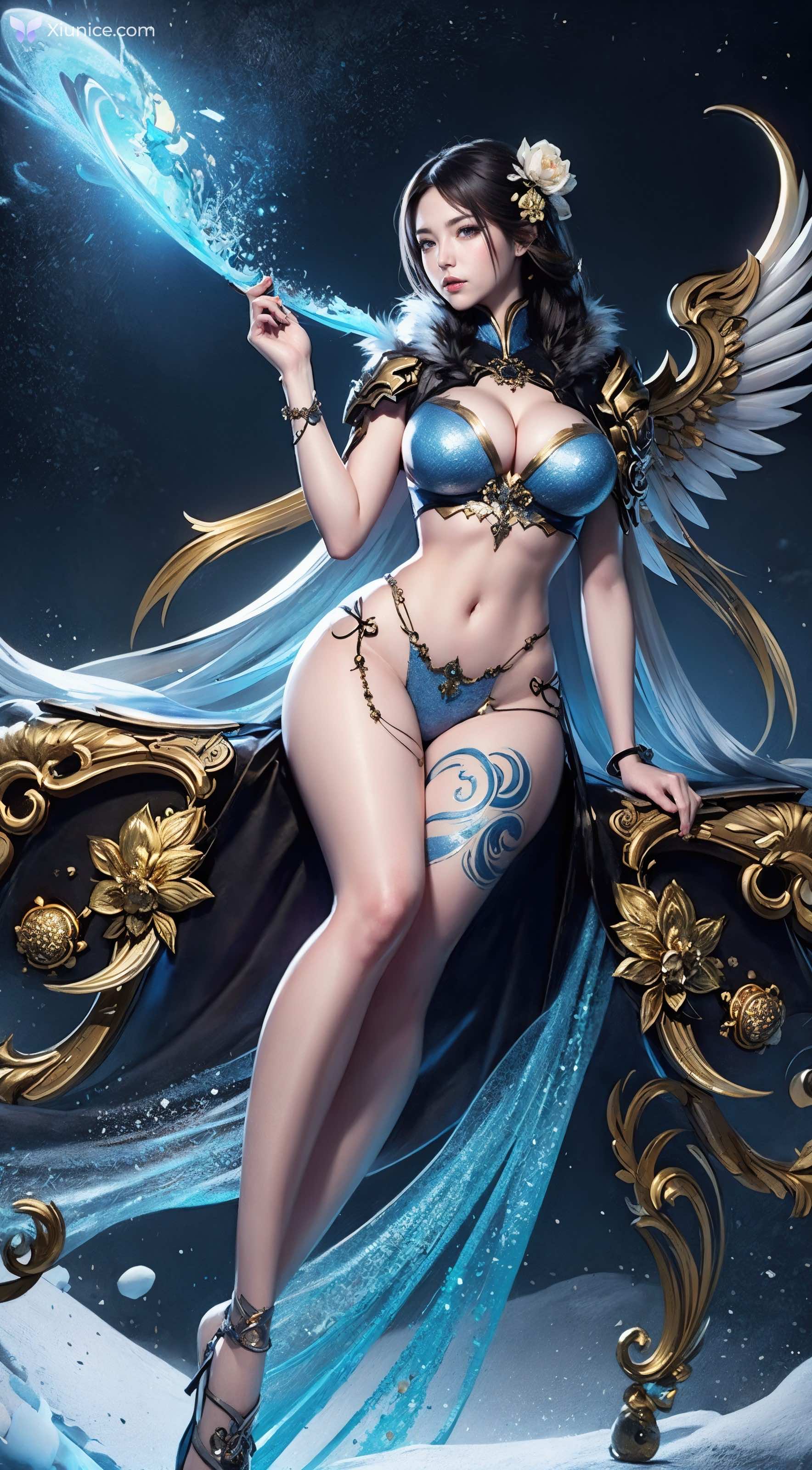 AI Girl 剑灵风格墨迹 第62张