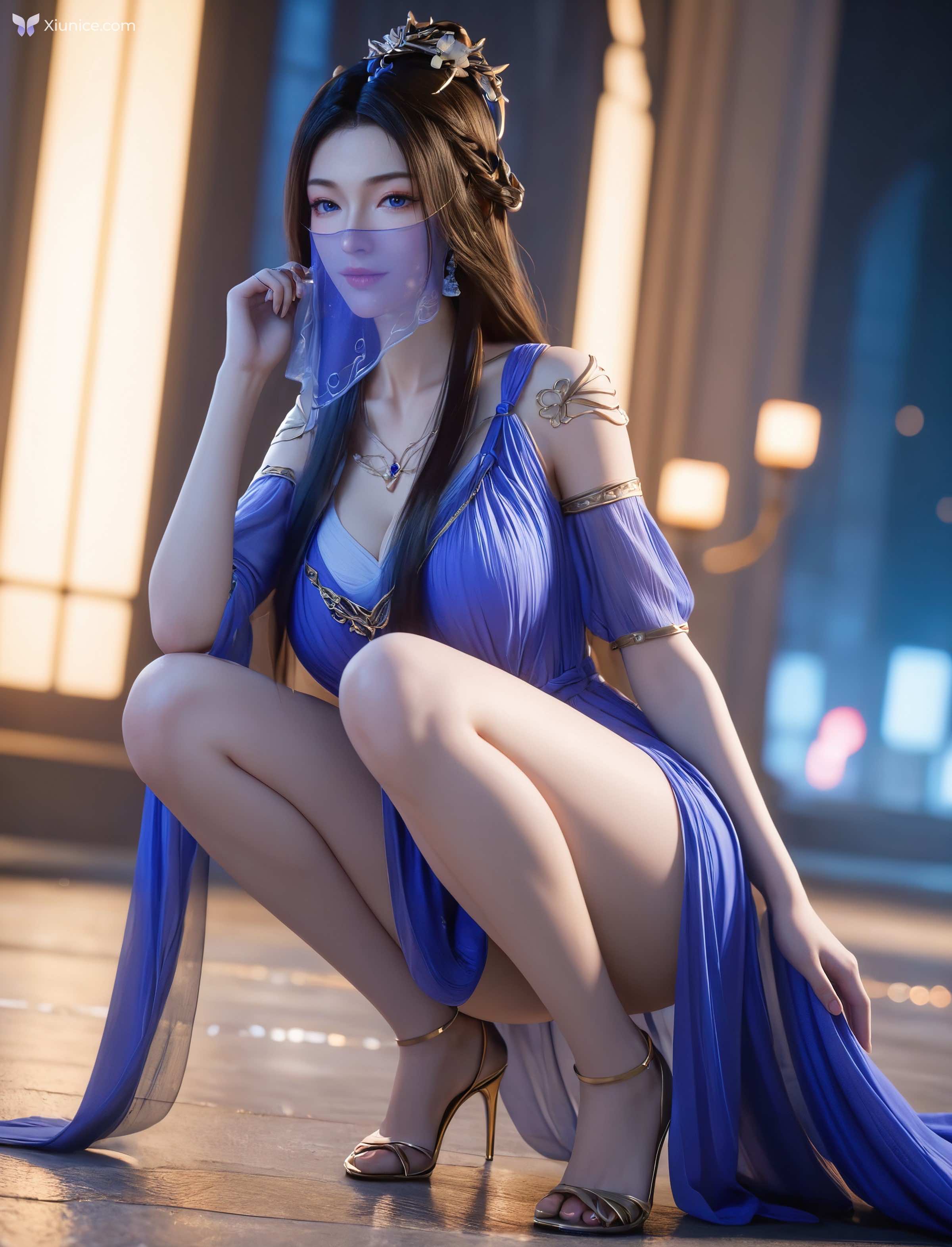 AI Girl 凡人xxz – 紫灵蕾丝舞娘墨迹 第251张