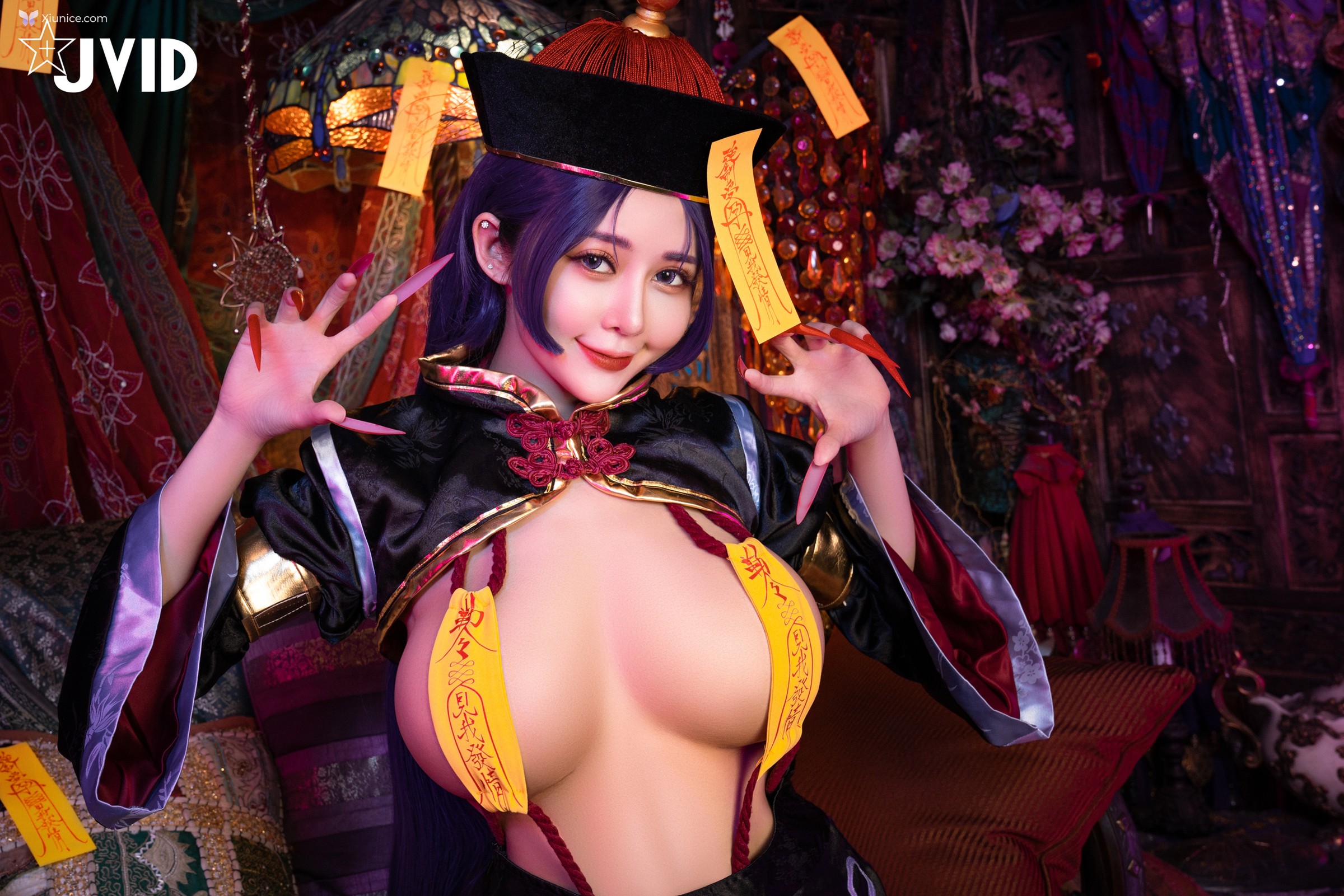JVID 甜心幫 ღ 安希 – 菰蒲風動縱斜影殭屍奶光安希膣得液滿 第28张