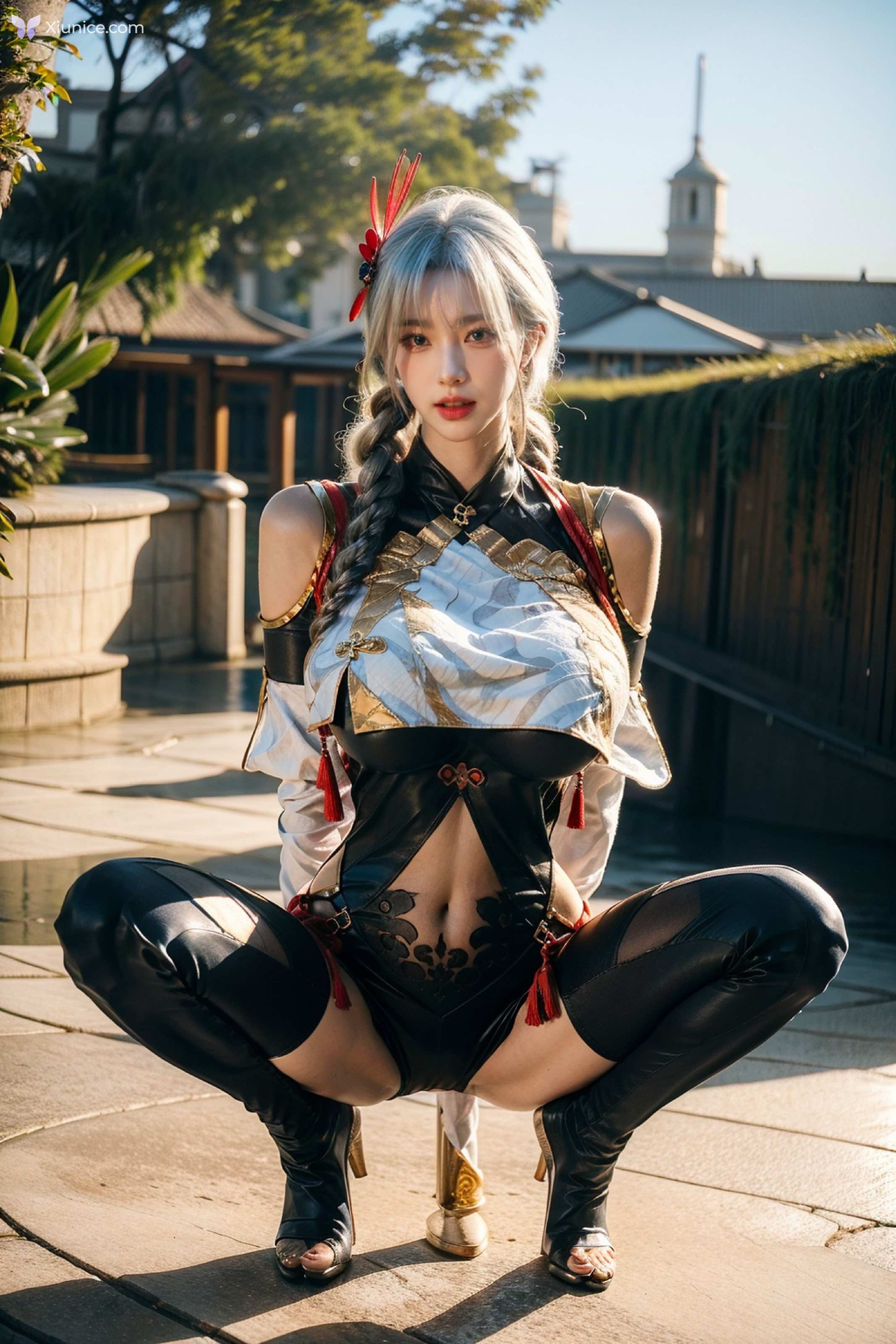AI Girl 拟实画风-姐姐的剑灵COS 第100张