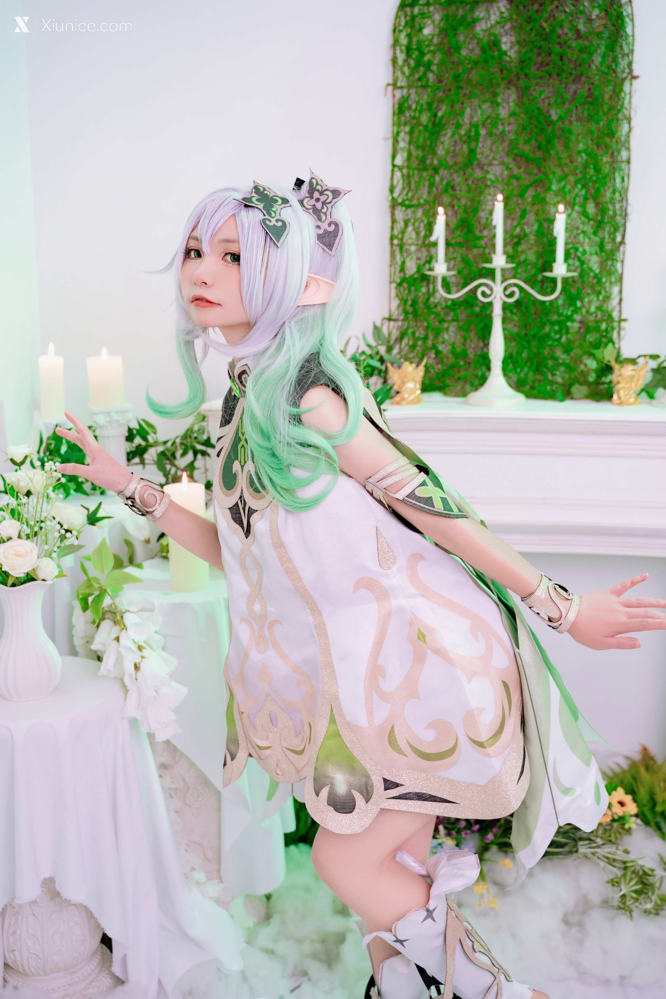 Coser@爆机少女喵小吉 (Nekokoyoshi) Genshin Impact Nahida 第1张