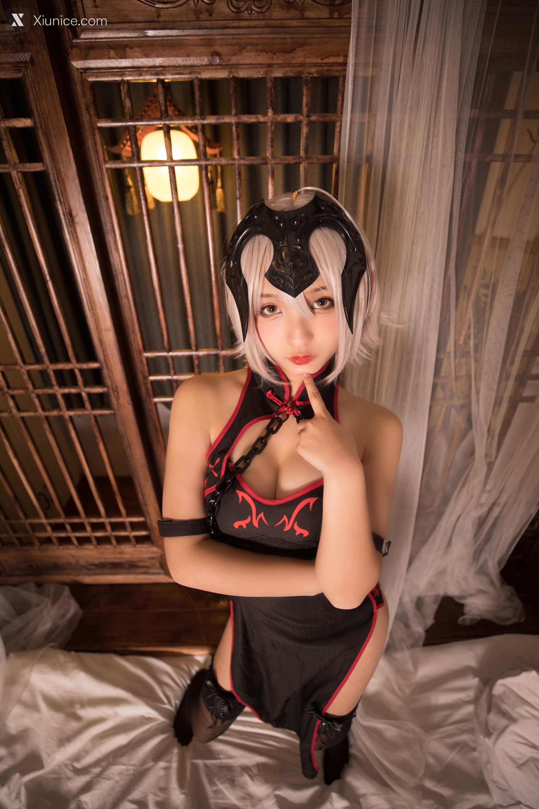 Coser@神楽坂真冬 Vol.037 电子相册-旗袍黑贞 第5张