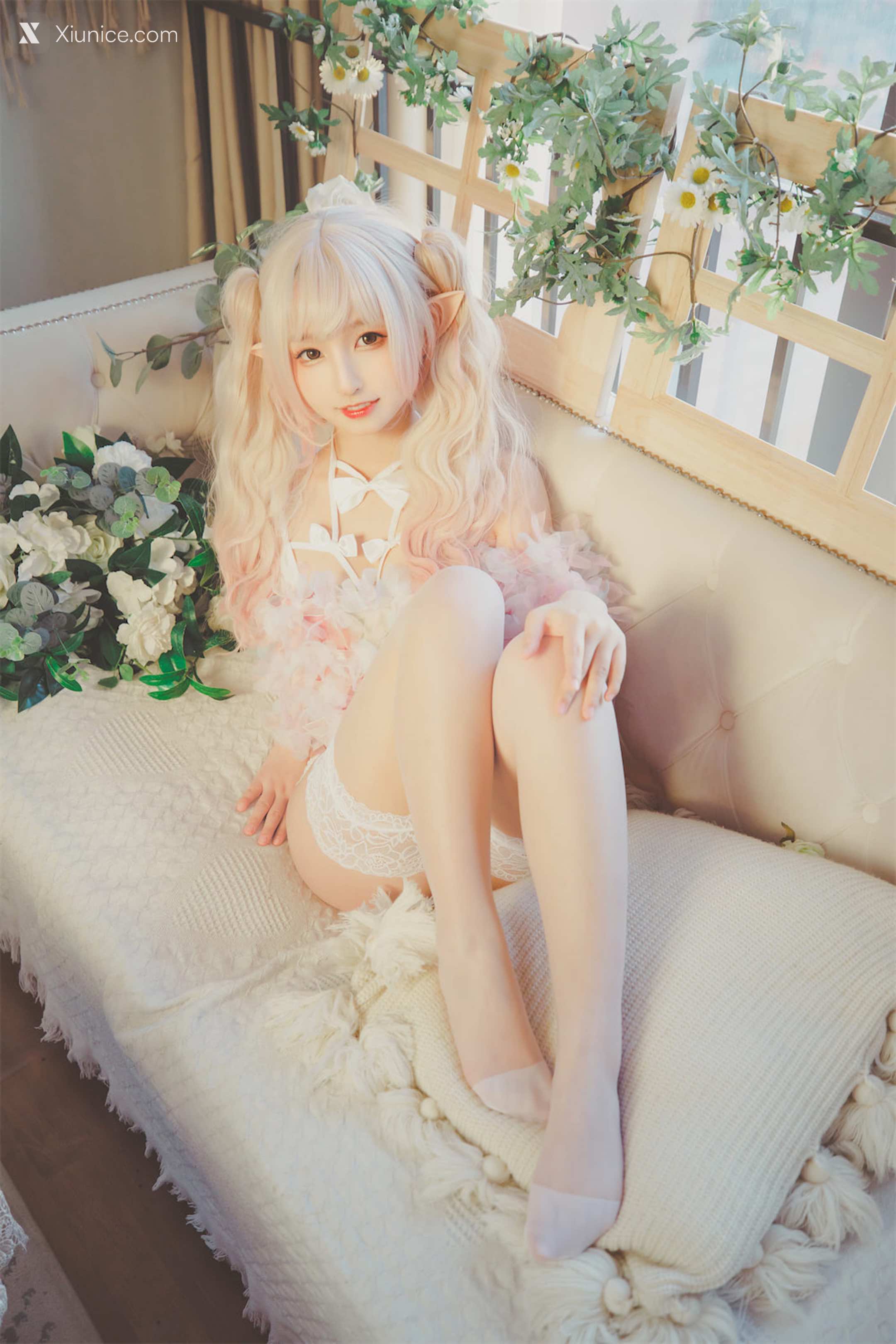 Coser@神楽坂真冬 Vol.082 绝对企画-黑白丝《柔らかい永遠》 第55张