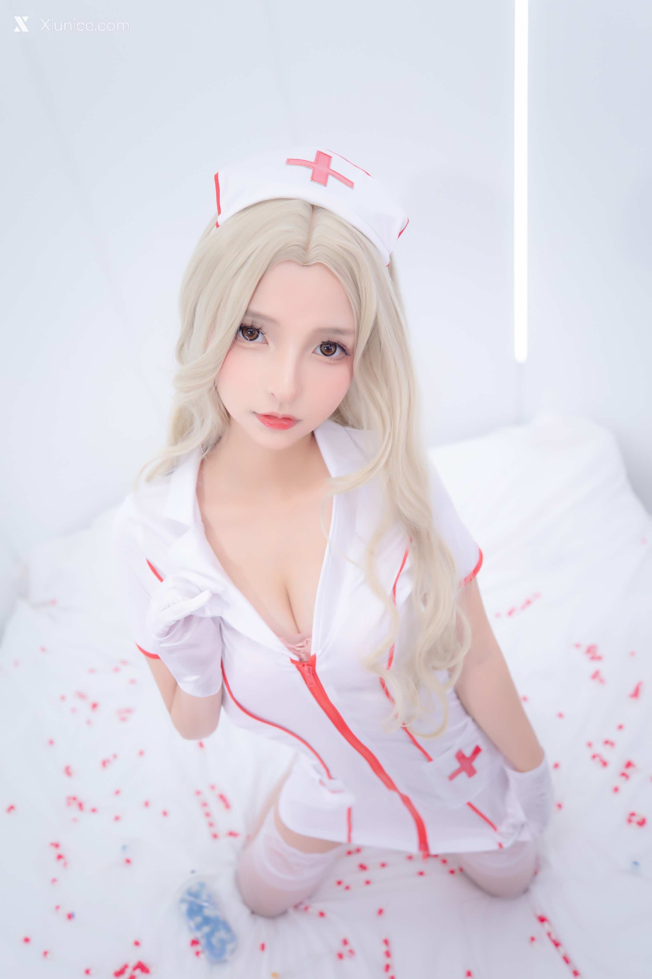 Coser@神楽坂真冬 Vol.084 绝对企画-白丝护士《心身バランス》 第121张
