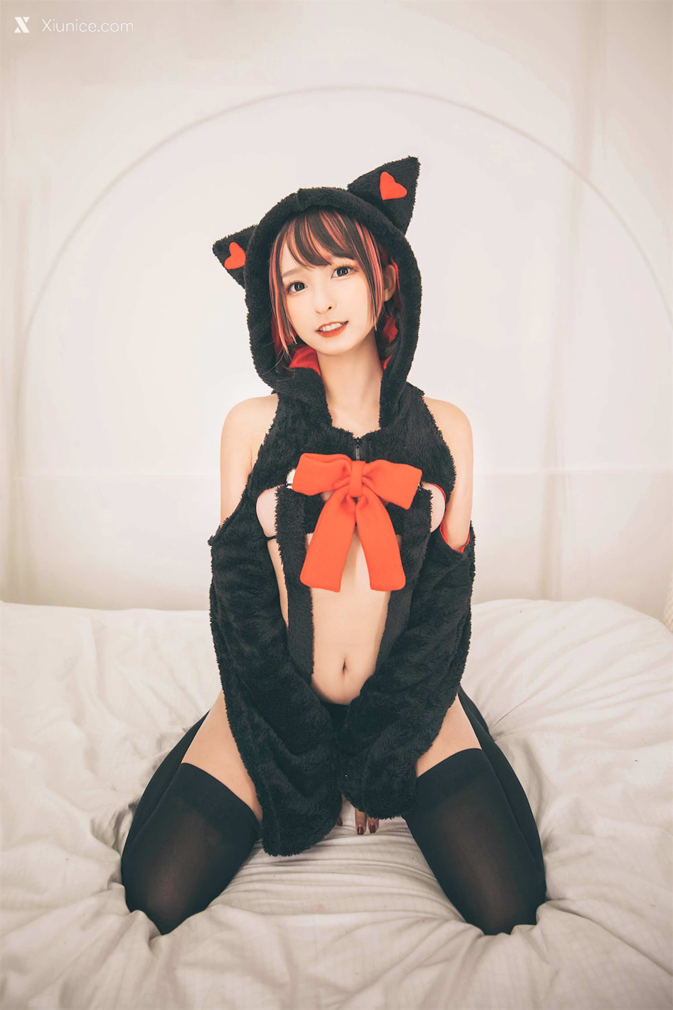 Coser@神楽坂真冬 Vol.077 绝对企画-《白黑の猫》 第66张