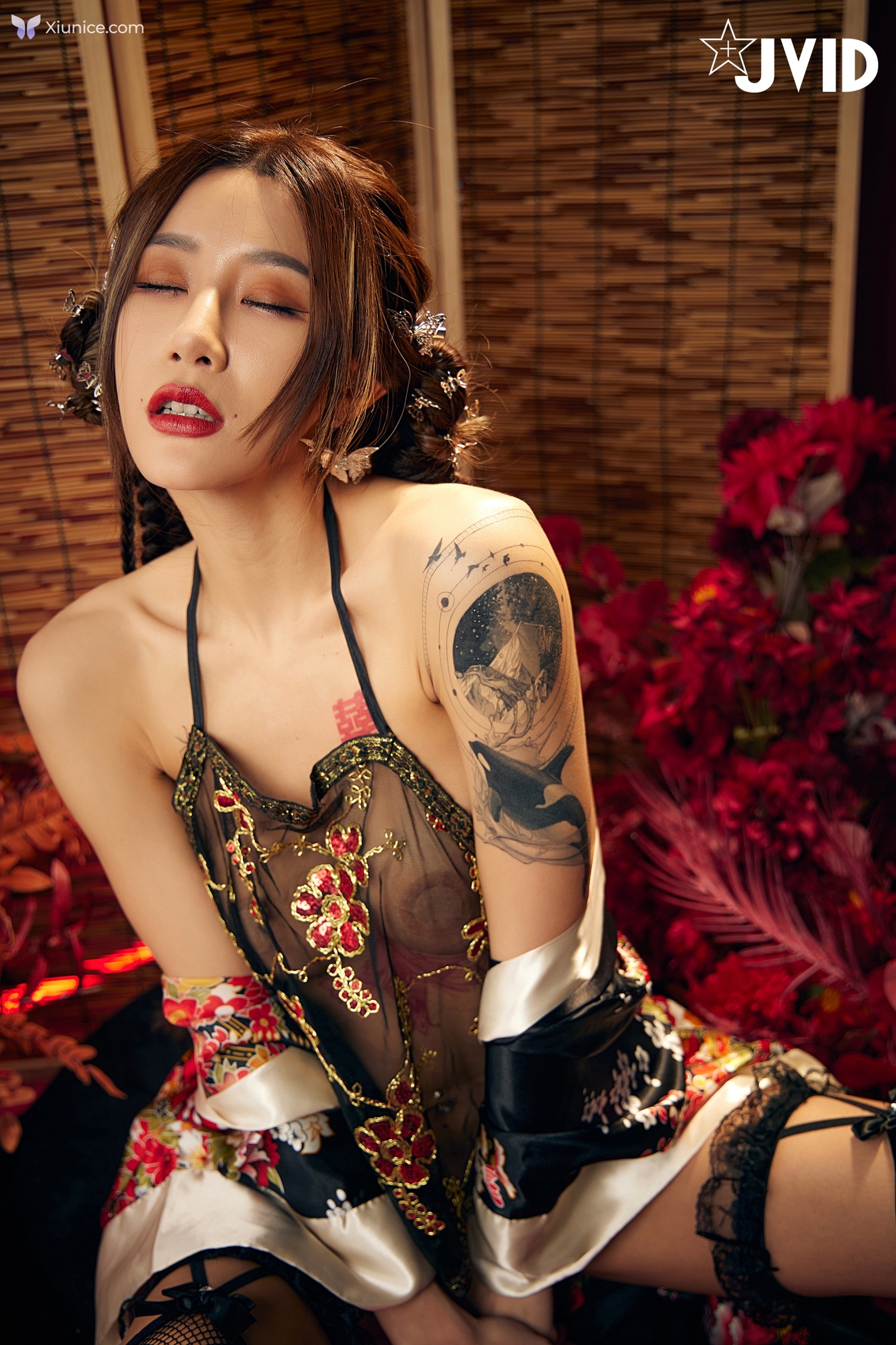 JVID Lara 雙囍 – 聖上寵幸首選傾國傾城囍媚娘 婀娜多姿 酥胸外露 第80张