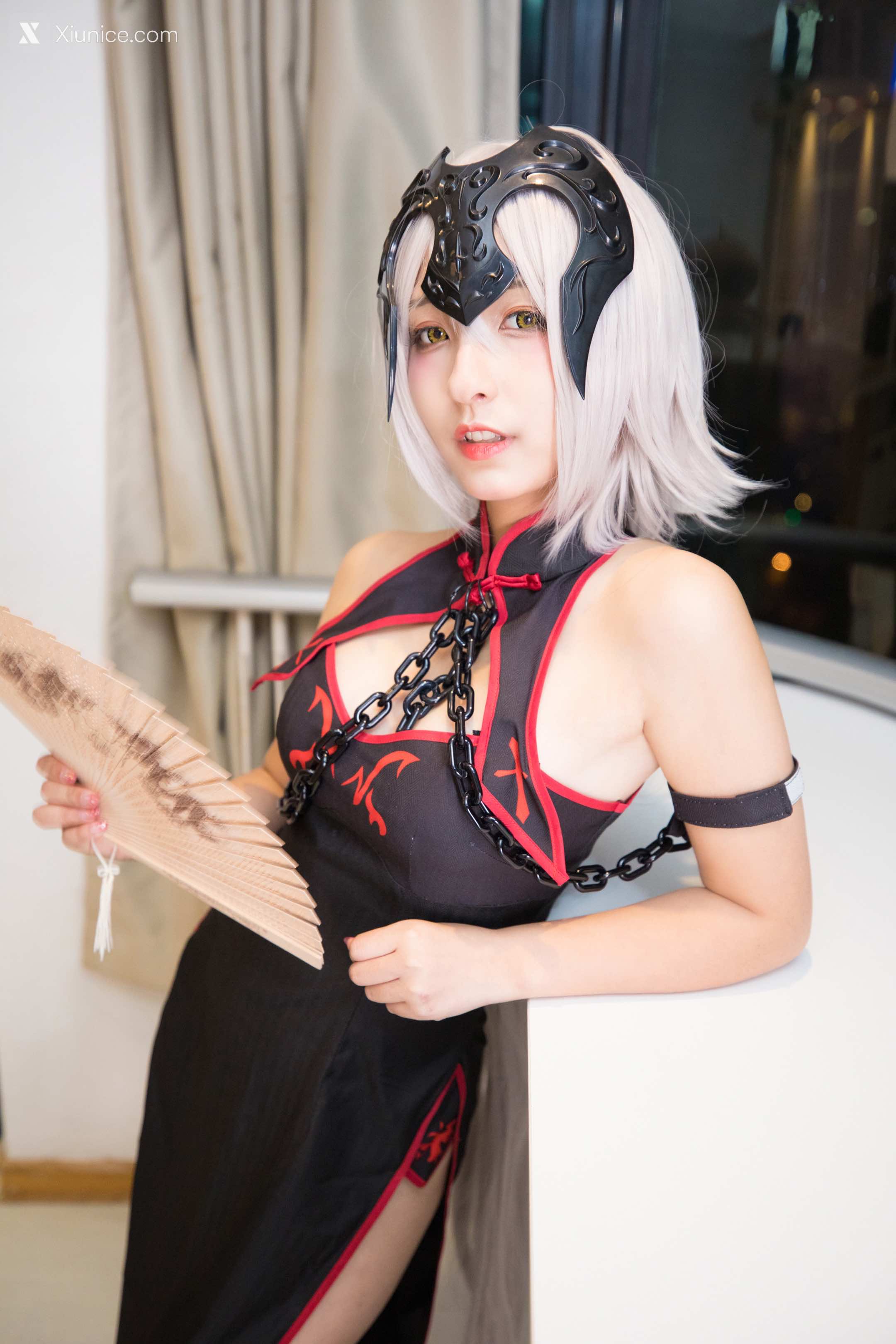 Coser@神楽坂真冬 Vol.037 电子相册-旗袍黑贞 第83张