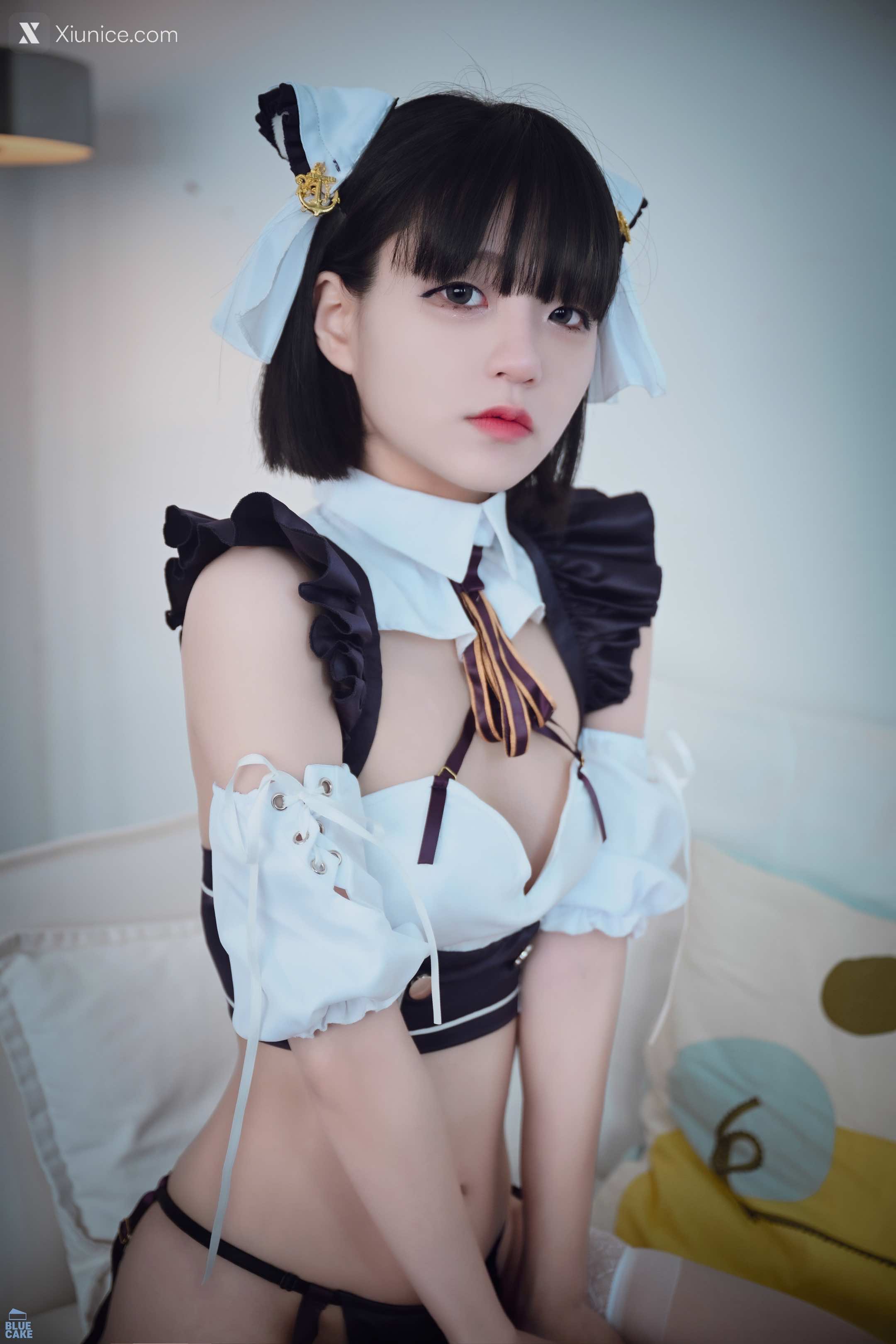 BLUECAKE Jeong Jenny (정제니) – Maid Cosplay 第24张