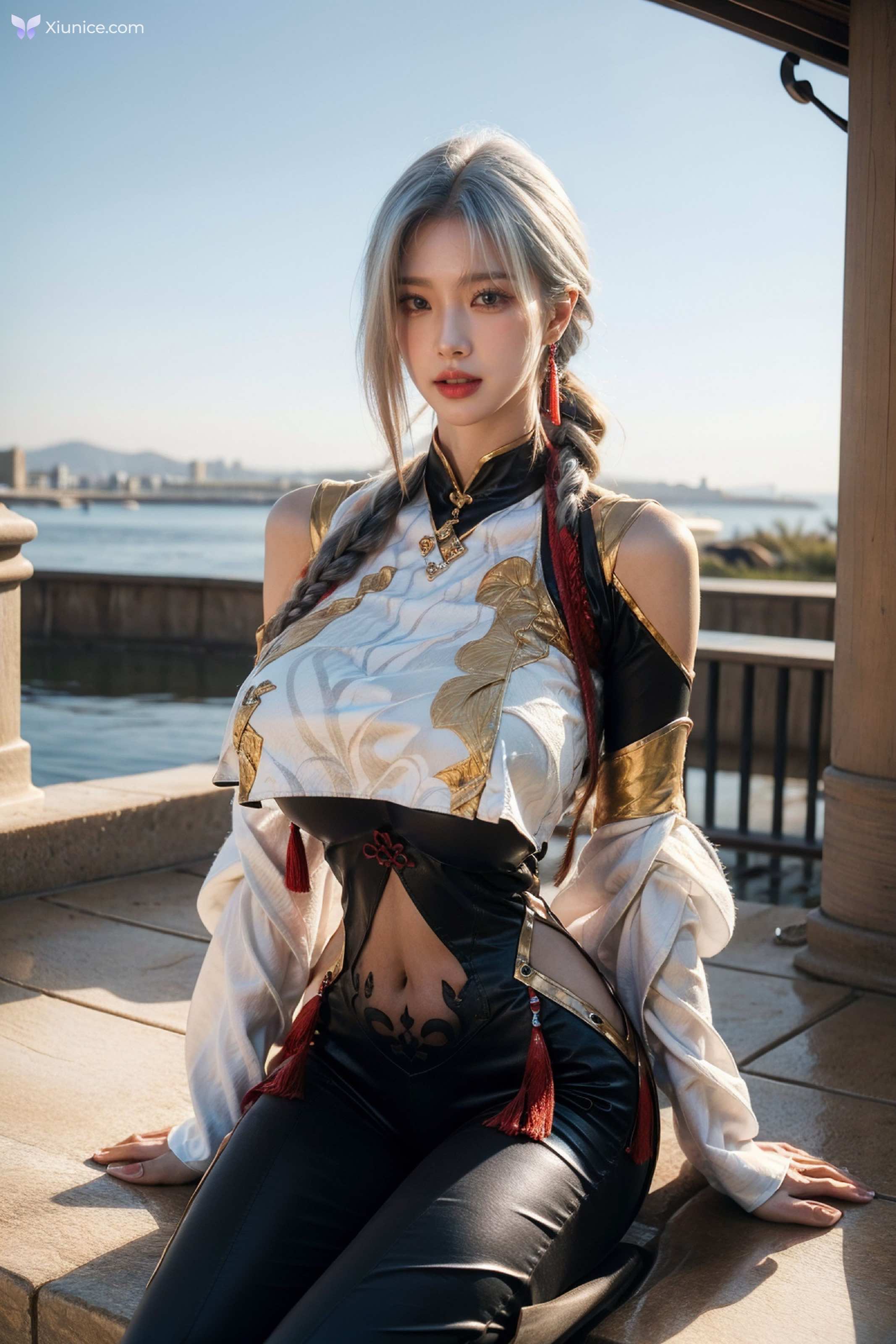 AI Girl 拟实画风-姐姐的剑灵COS 第57张