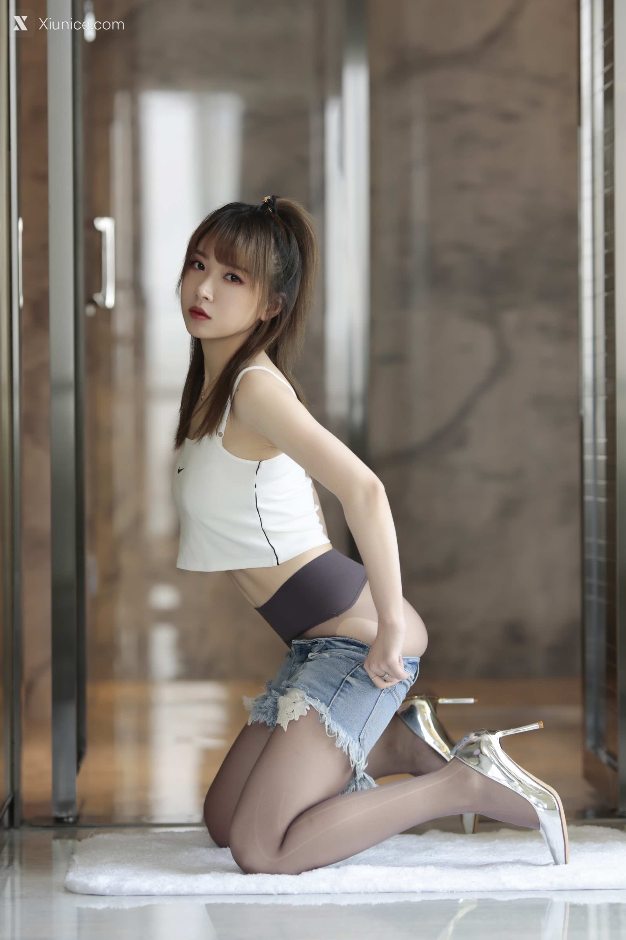 Coser@小女巫露娜 牛仔小裤裤 第49张