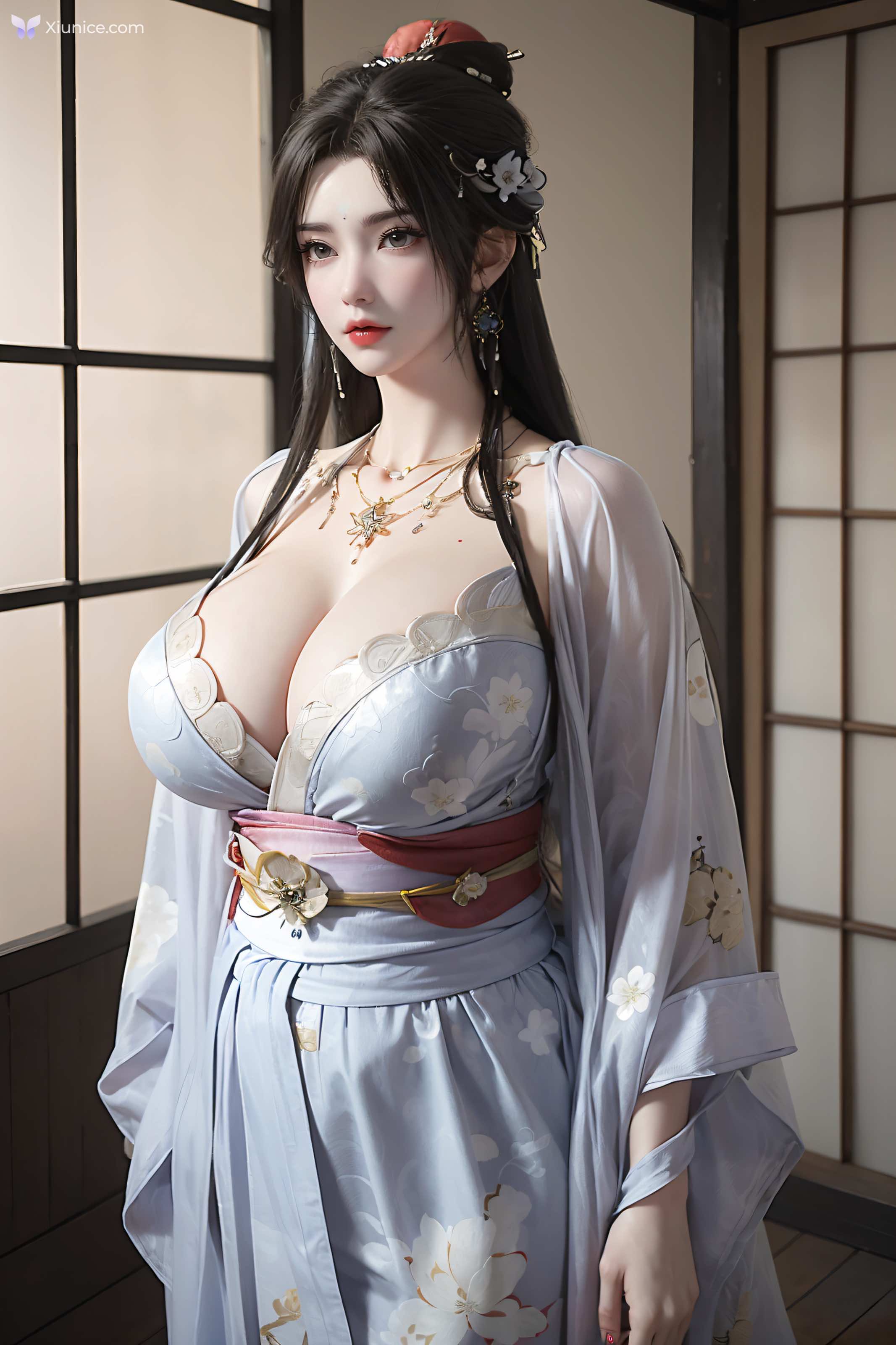 AI Girl 完美世界-清漪 和服吊带 第9张