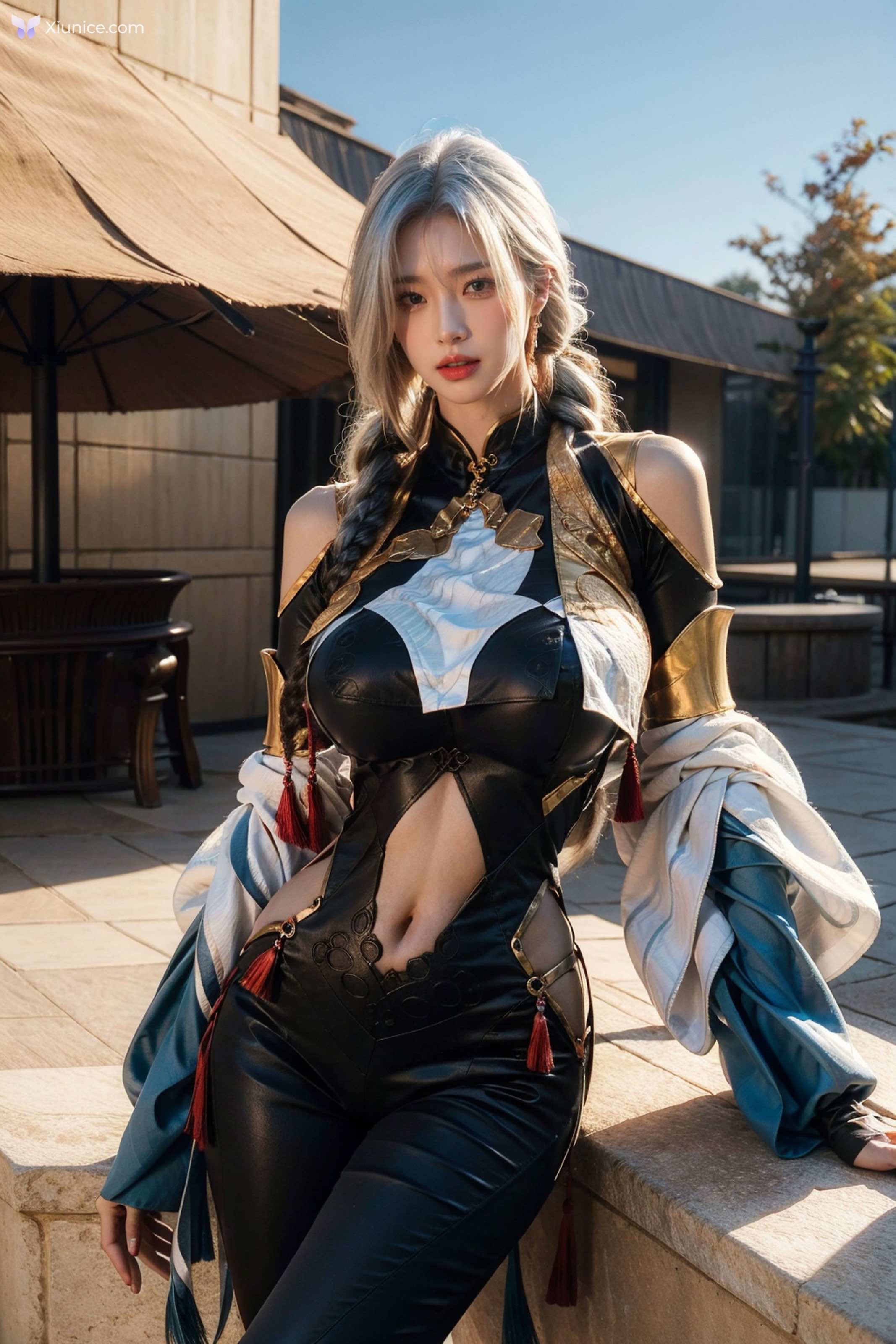 AI Girl 拟实画风-姐姐的剑灵COS 第130张