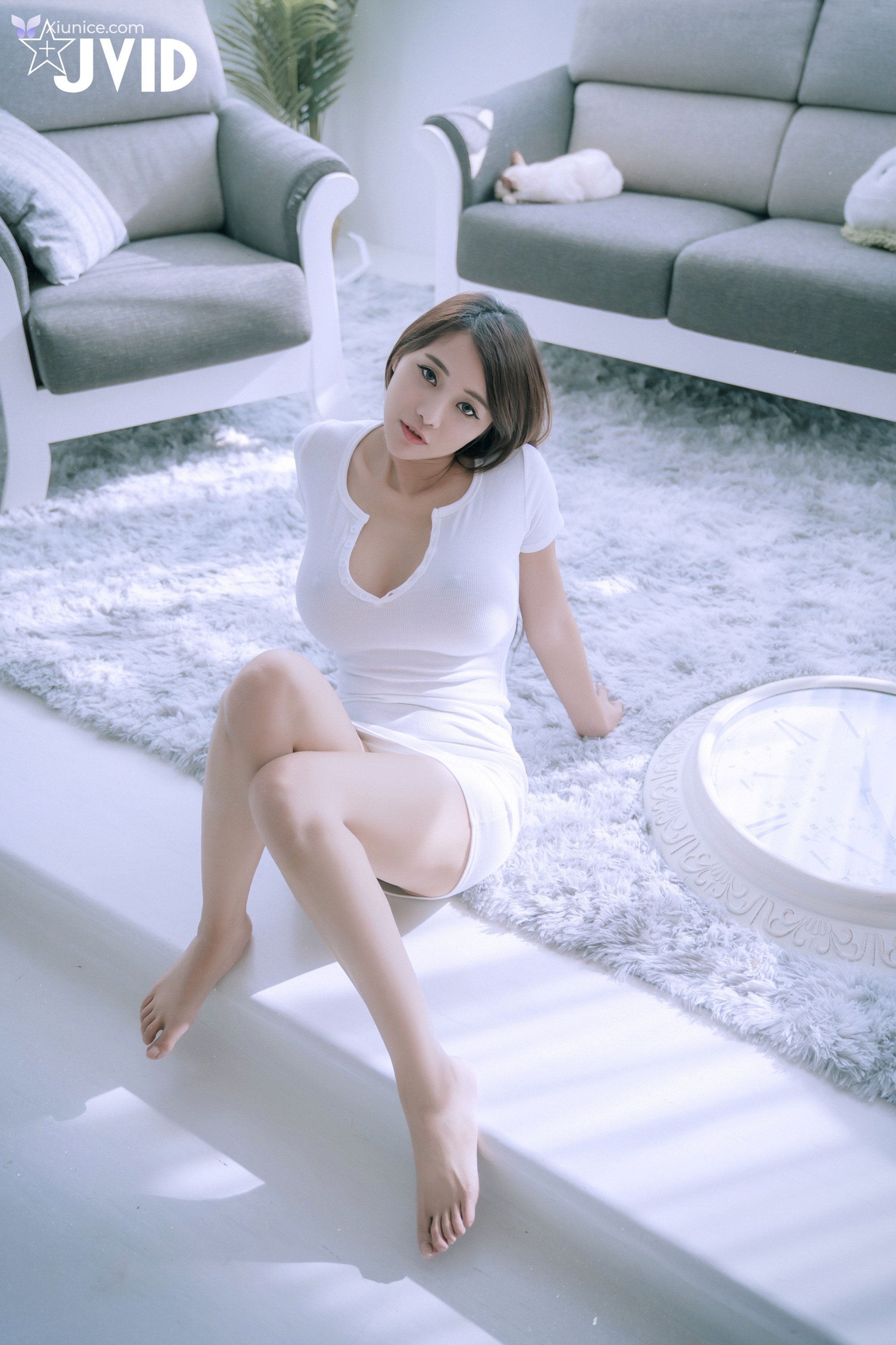 JVID Lele 樂樂 – 美巨乳樂樂最新力作性感晨光等你一起來滾床 第87张