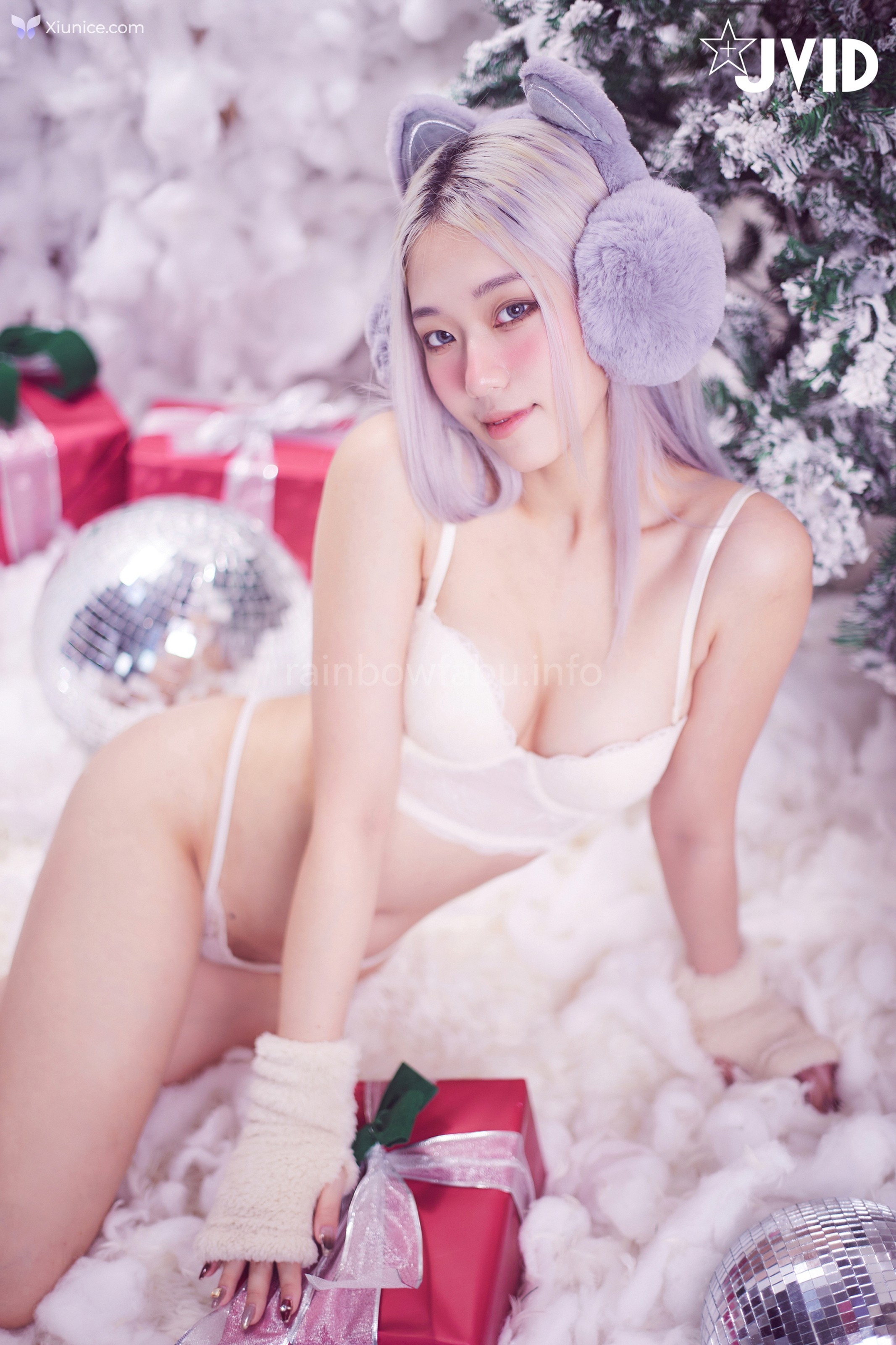 JVID Verna – 性感的愛死寂寞人雪女Verna陪你度過聖誕寒冬 第78张