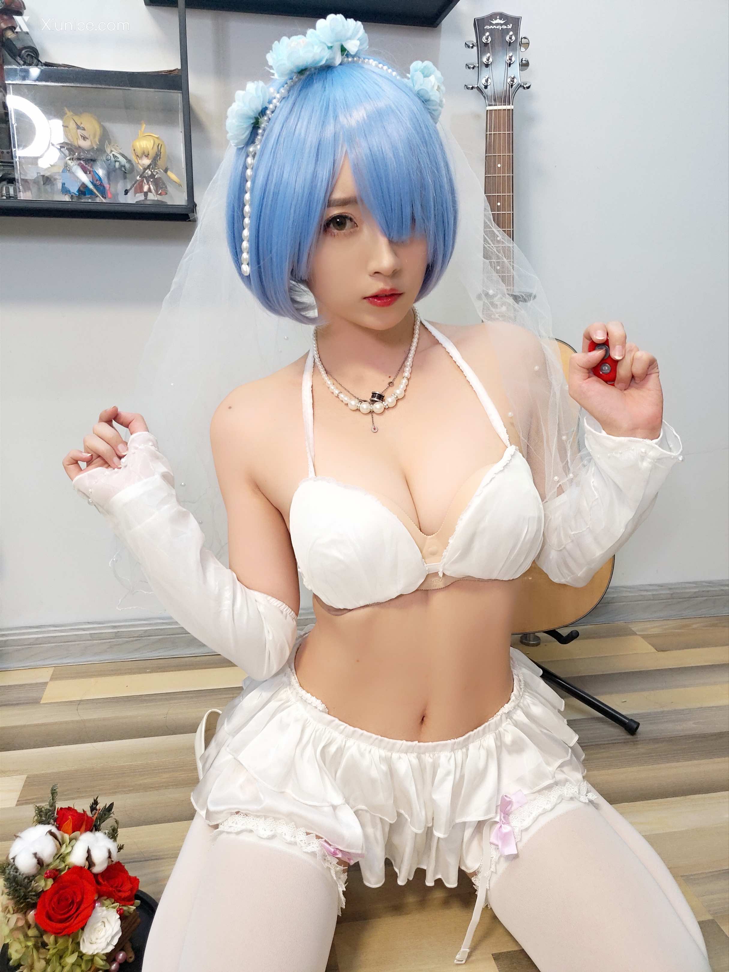 Coser@小女巫露娜 Vol.006 雷姆婚纱 第5张