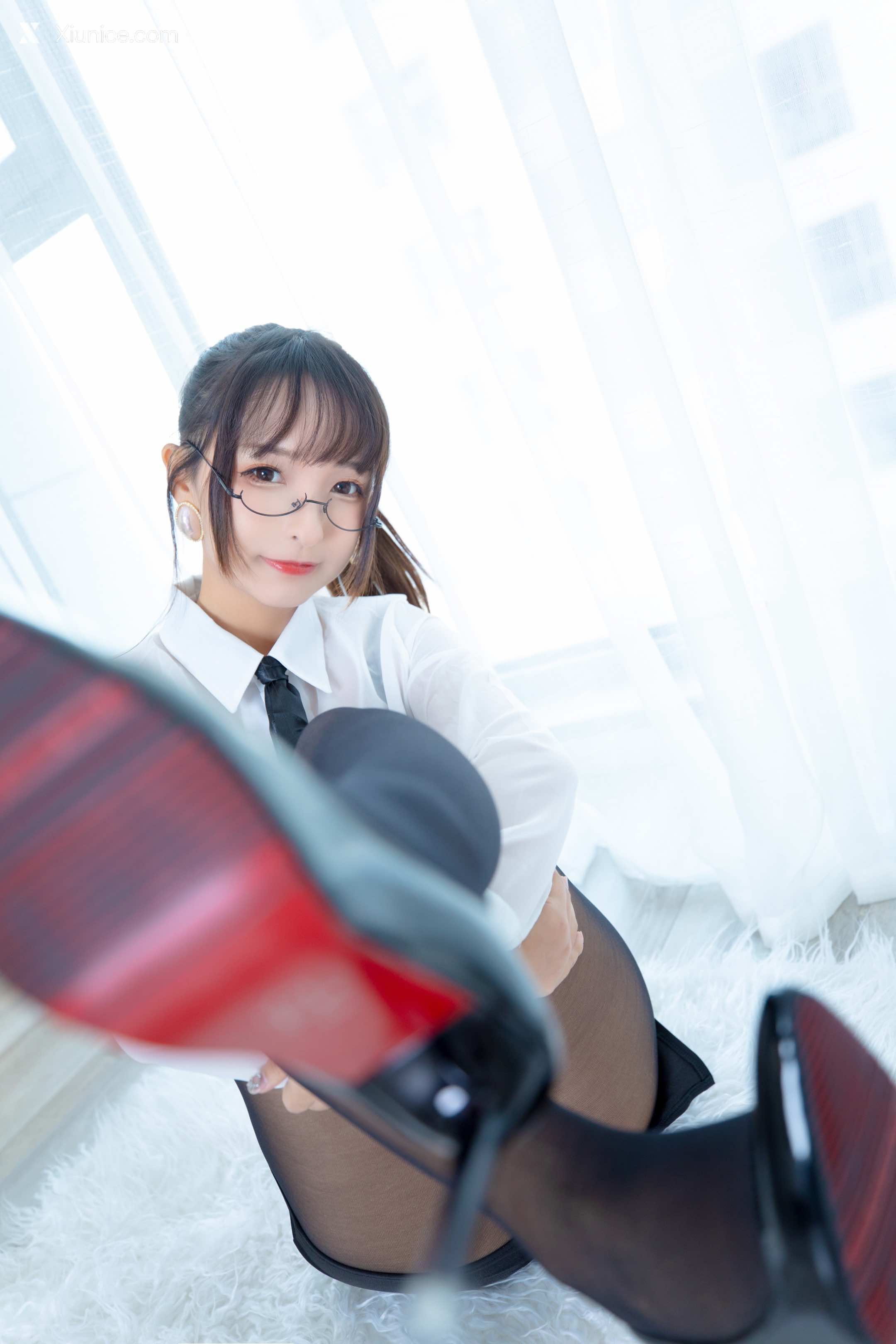 Coser@神楽坂真冬 Vol.029 白色办公室 ホワイトオフィス 第30张