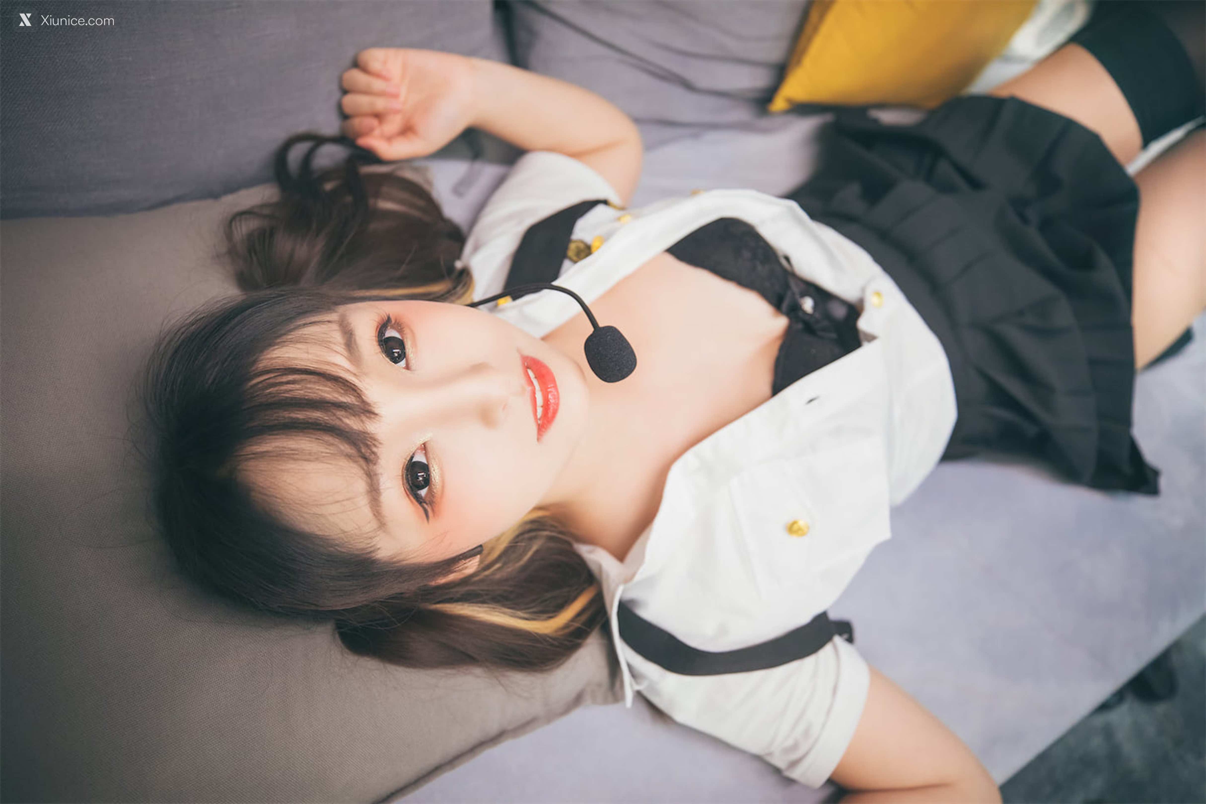 Coser@神楽坂真冬 Vol.081 绝对企画-黑丝皮衣《お帰りなさい、指揮官》 第79张