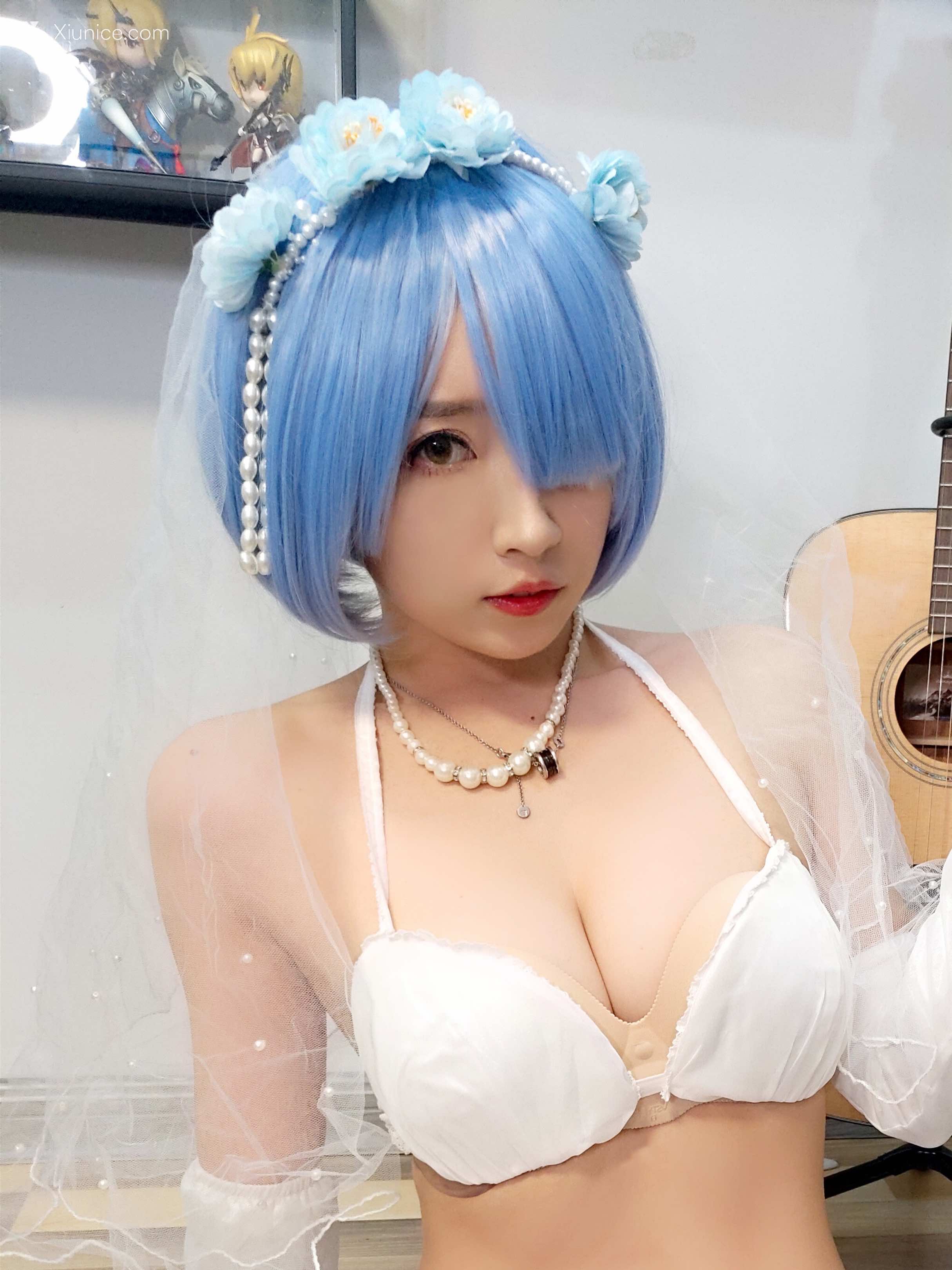 Coser@小女巫露娜 Vol.006 雷姆婚纱 第17张