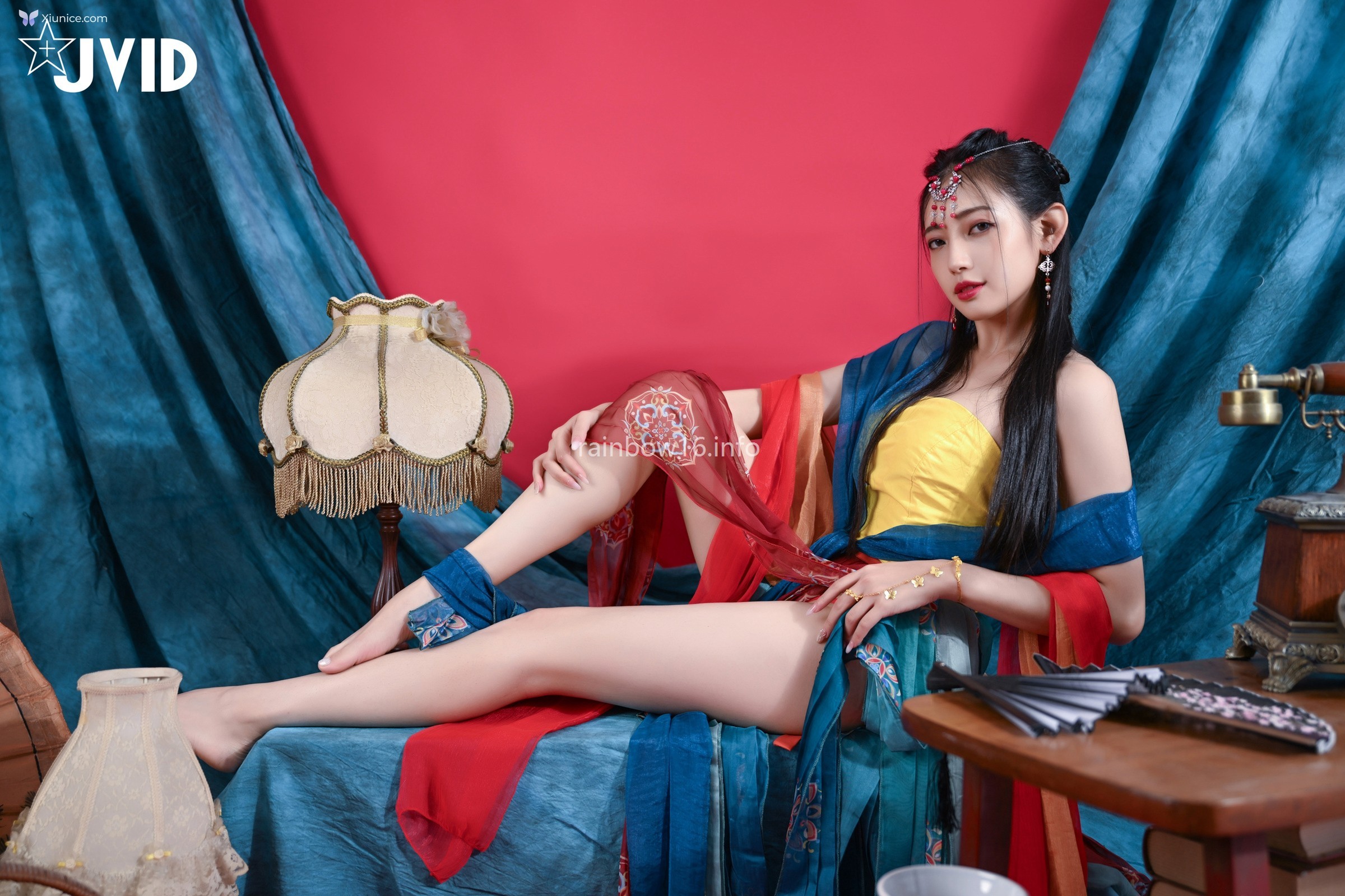 JVID 夏暮光 – 女神暮光敦煌風格造型服飾首度嘗試飛越天際穿梭時空與你來場空前未有的愛戀滋味 第43张