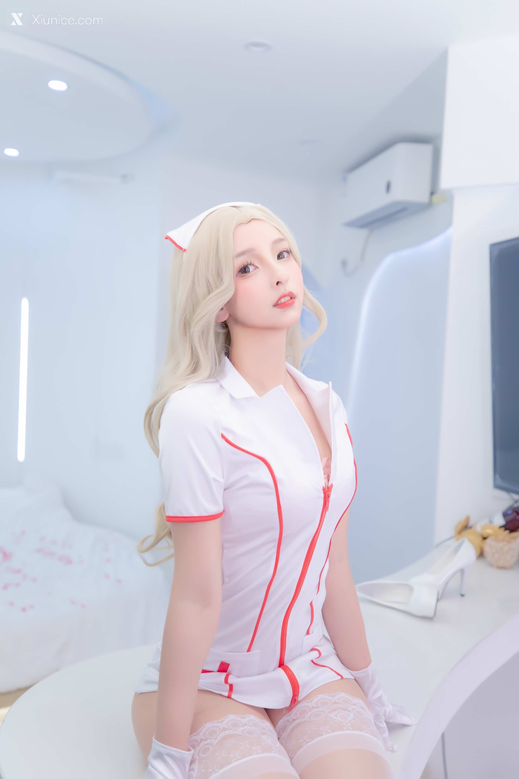 Coser@神楽坂真冬 Vol.084 绝对企画-白丝护士《心身バランス》 第148张
