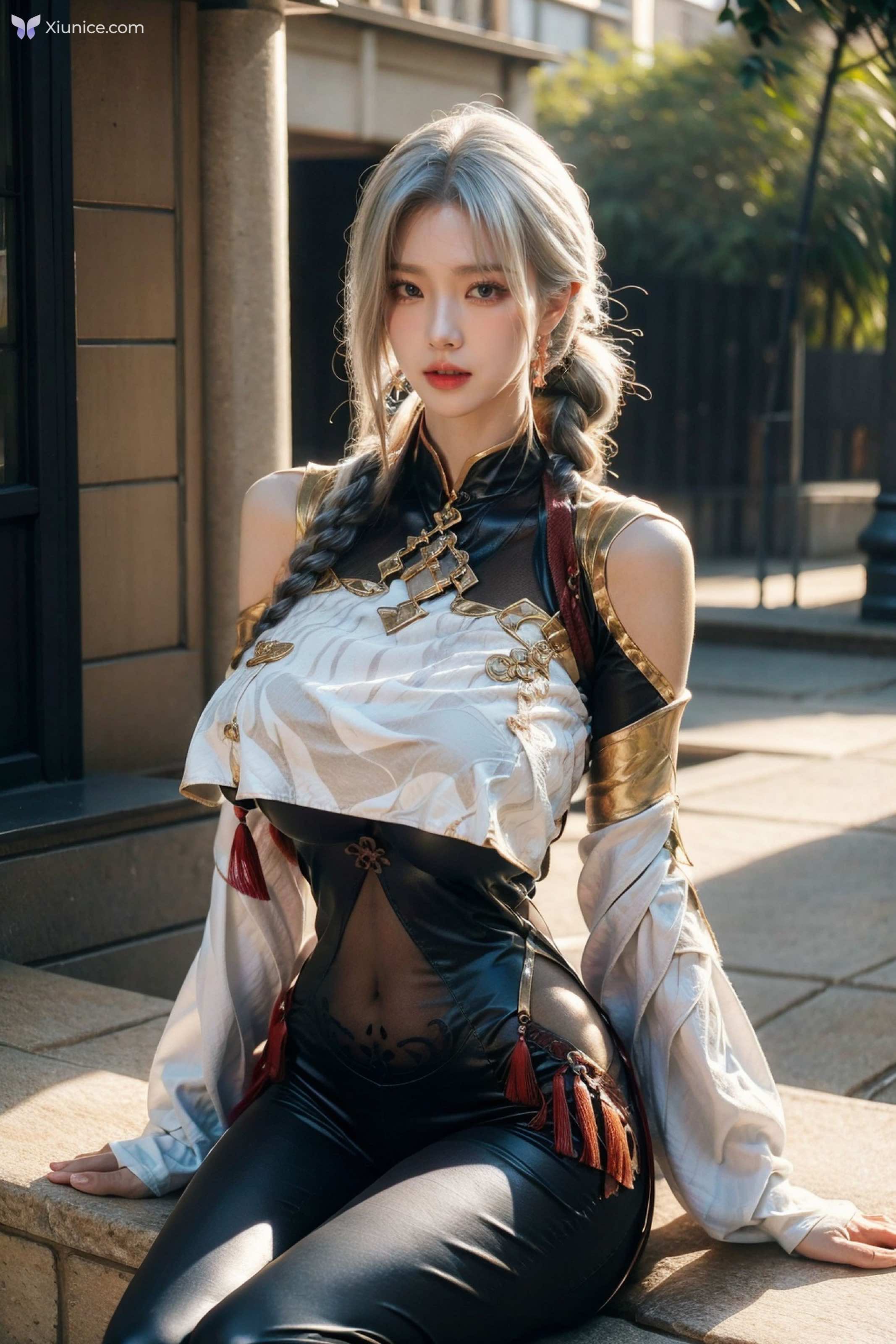 AI Girl 拟实画风-姐姐的剑灵COS 第146张