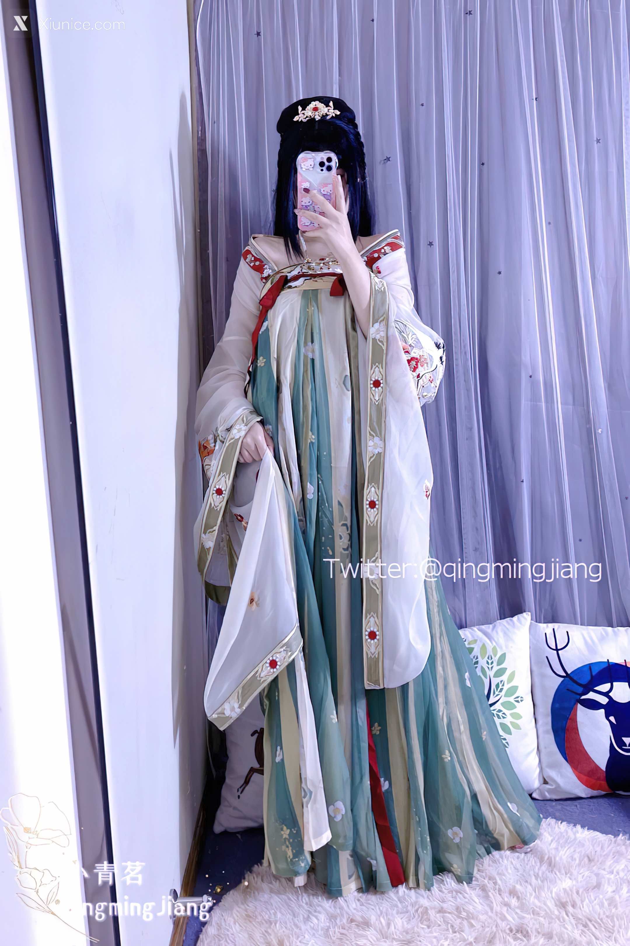 Coser@小青茗 唯美唐装古风下的美妙胴体 第37张