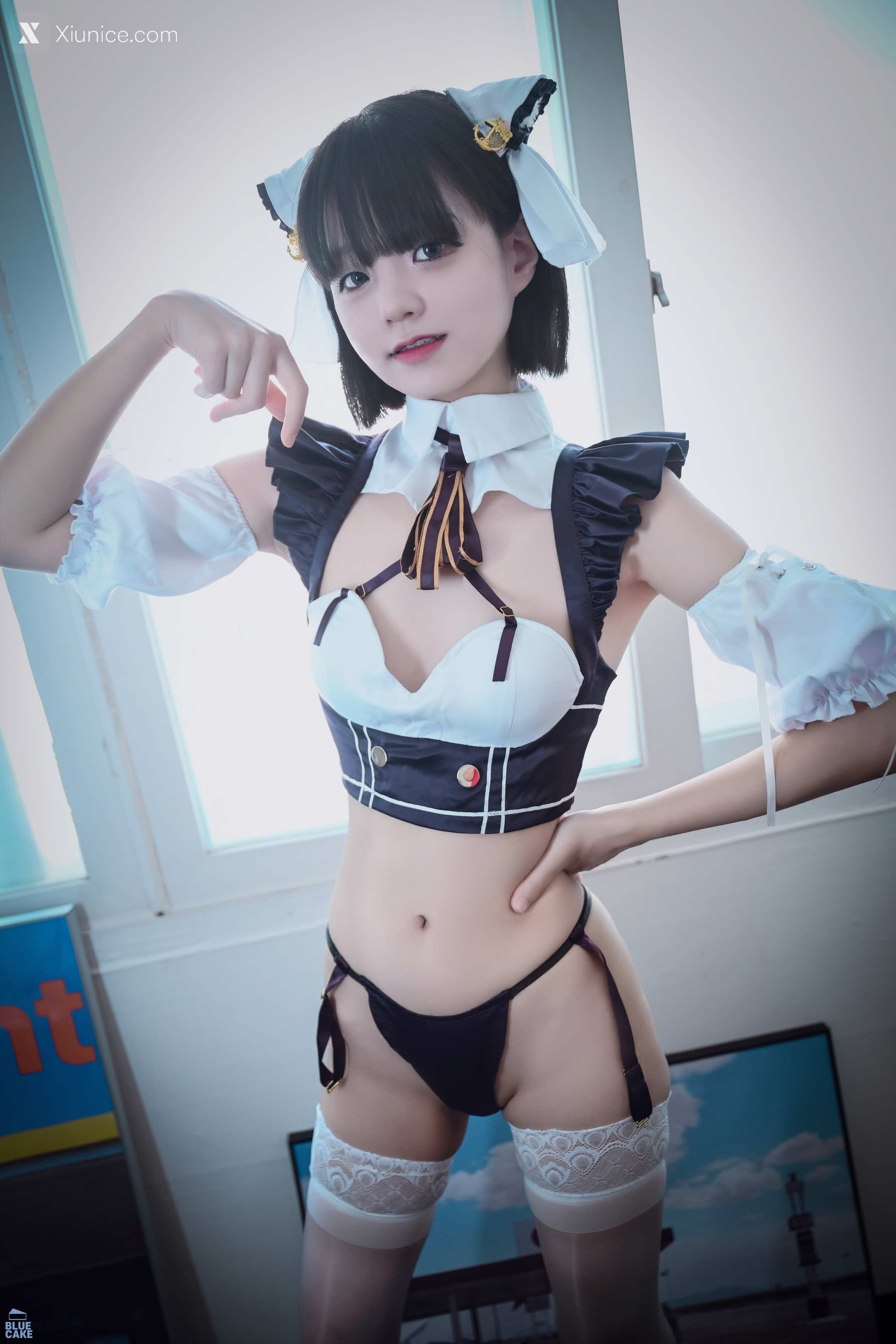BLUECAKE Jeong Jenny (정제니) – Maid Cosplay 第15张