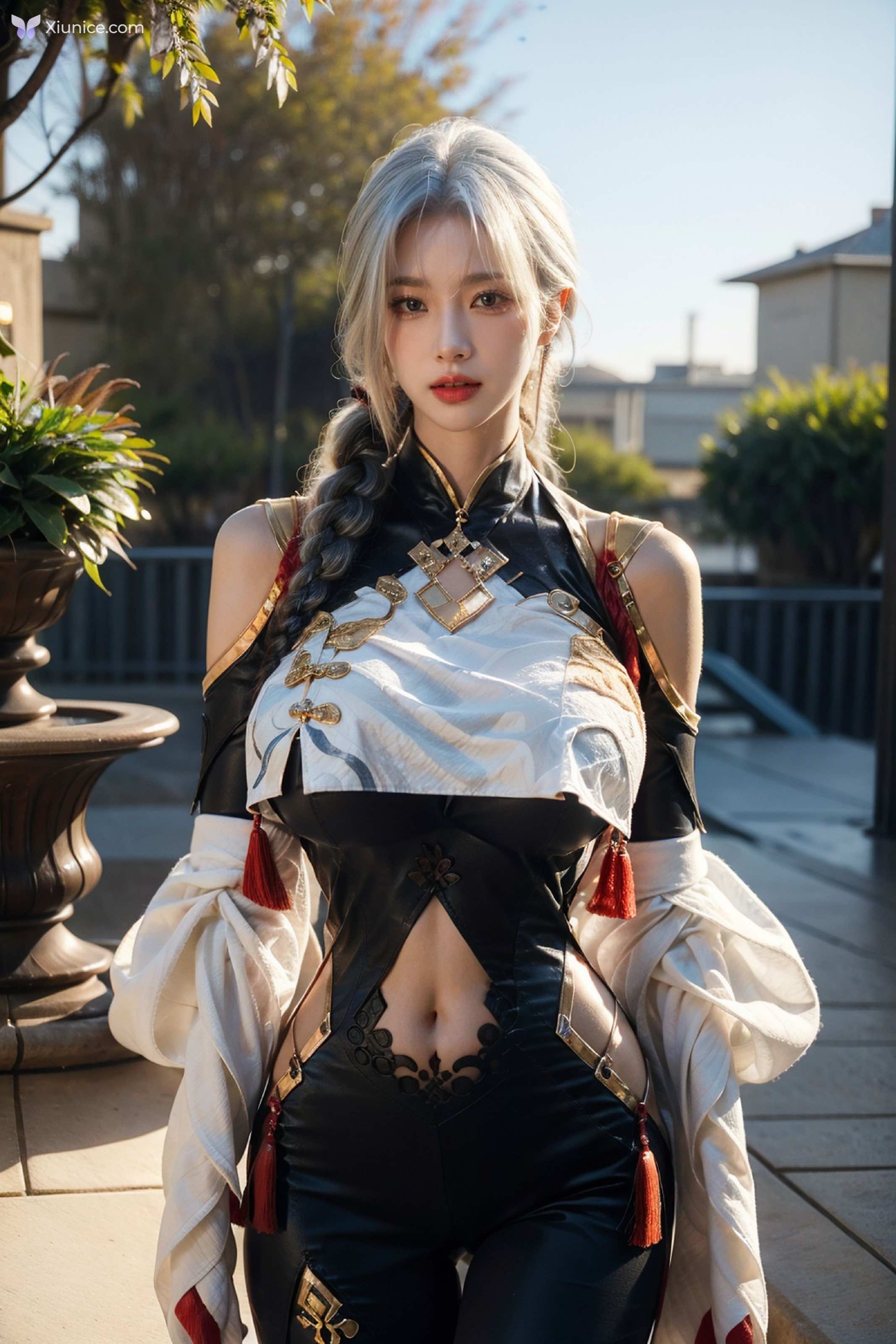 AI Girl 拟实画风-姐姐的剑灵COS 第1张