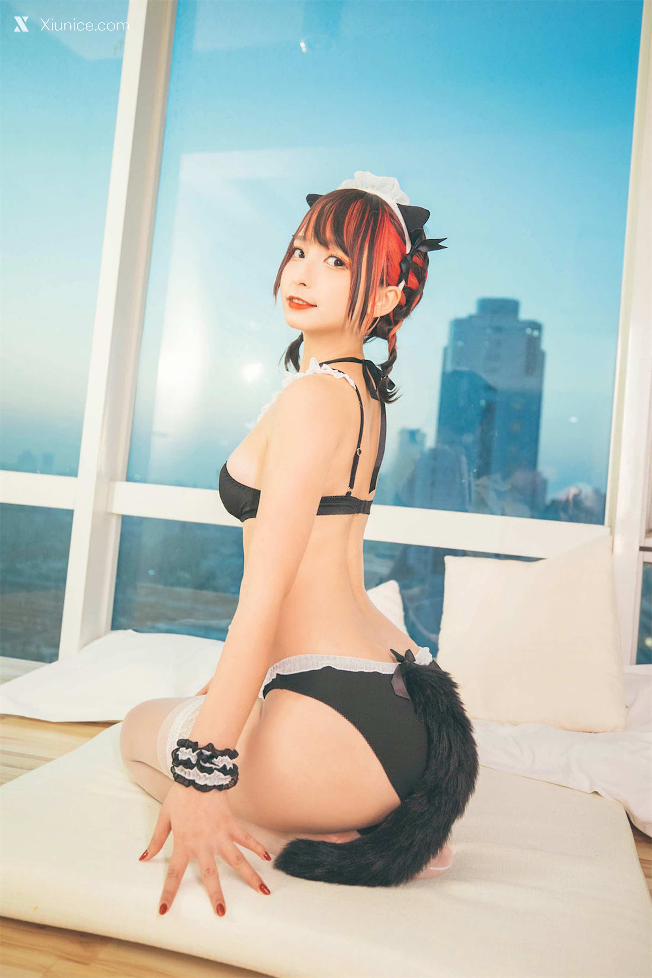 Coser@神楽坂真冬 Vol.077 绝对企画-《白黑の猫》 第93张