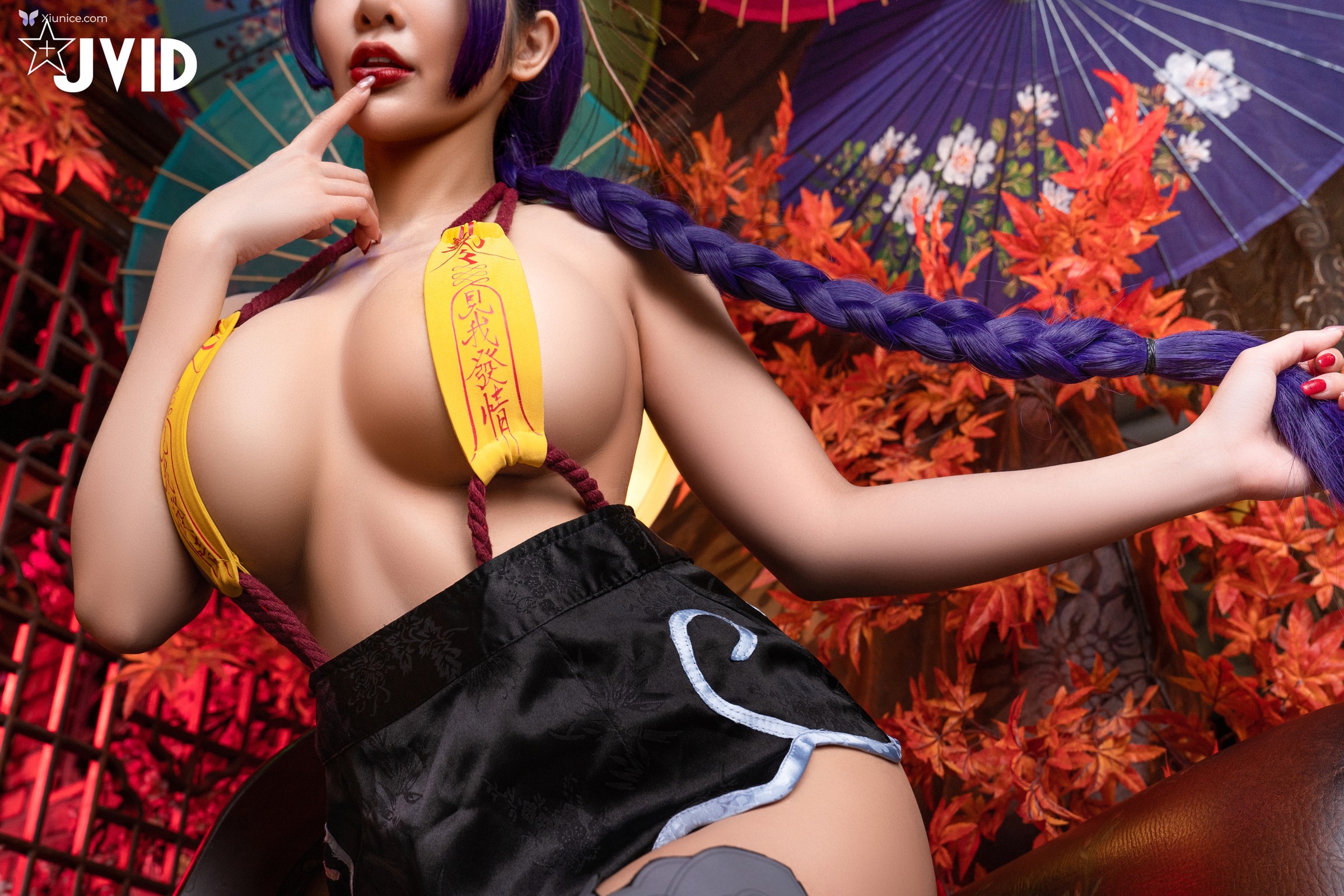 JVID 甜心幫 ღ 安希 – 菰蒲風動縱斜影殭屍奶光安希膣得液滿 第41张