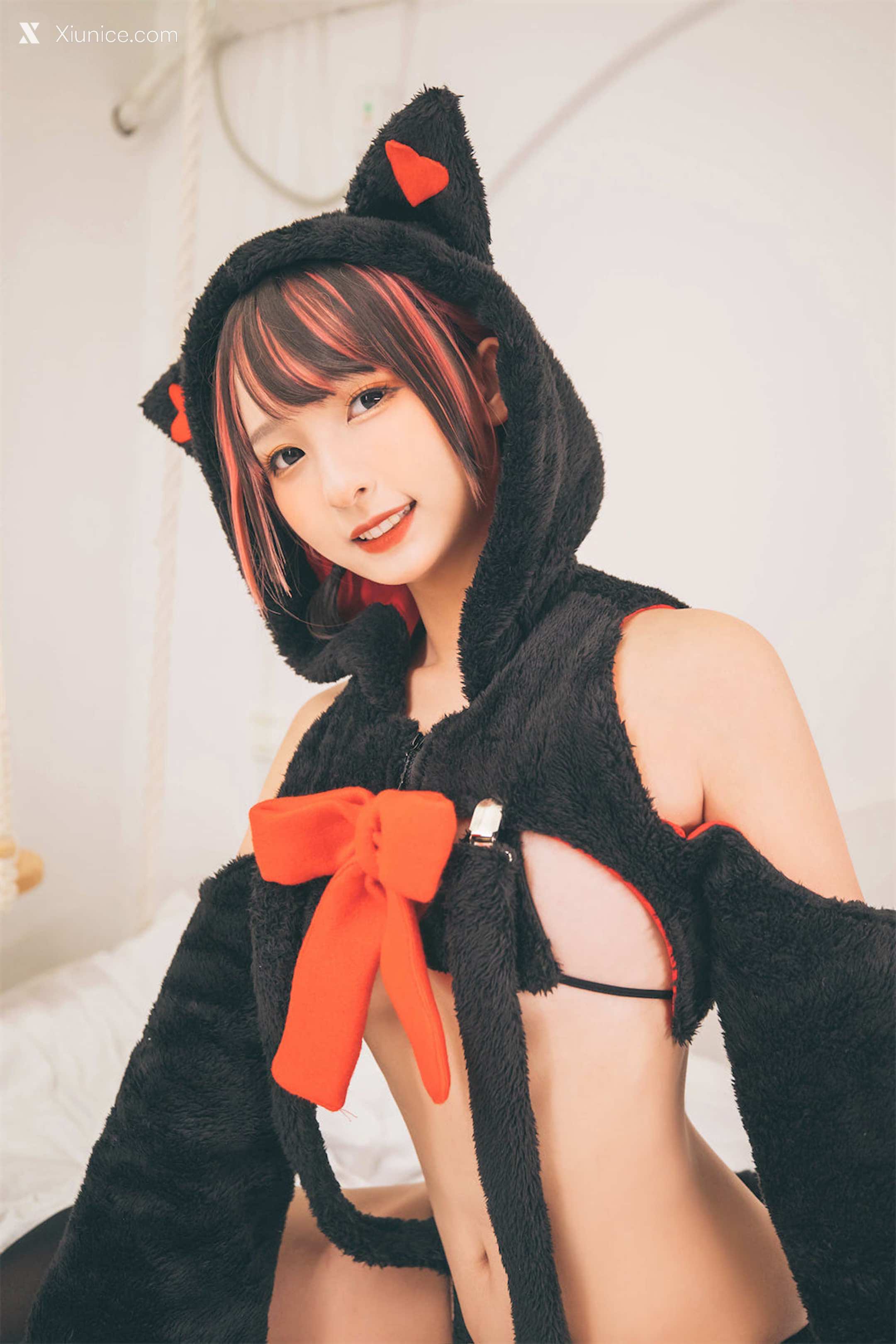 Coser@神楽坂真冬 Vol.077 绝对企画-《白黑の猫》 第149张