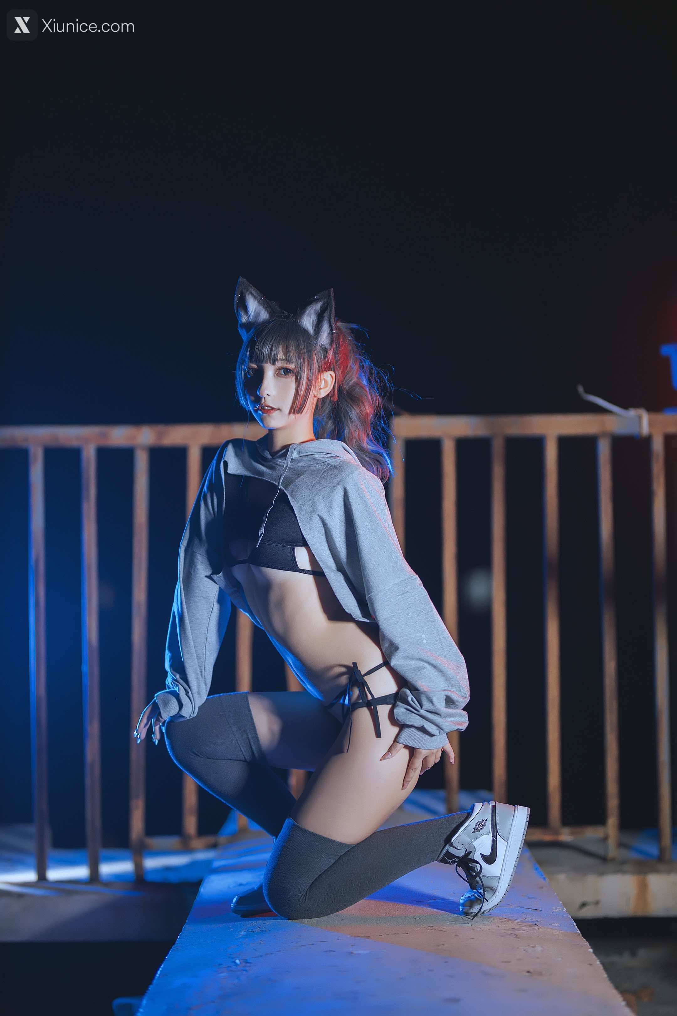 Coser@神楽坂真冬 Vol.034 危険な耳 狼妹&兔娘 第71张
