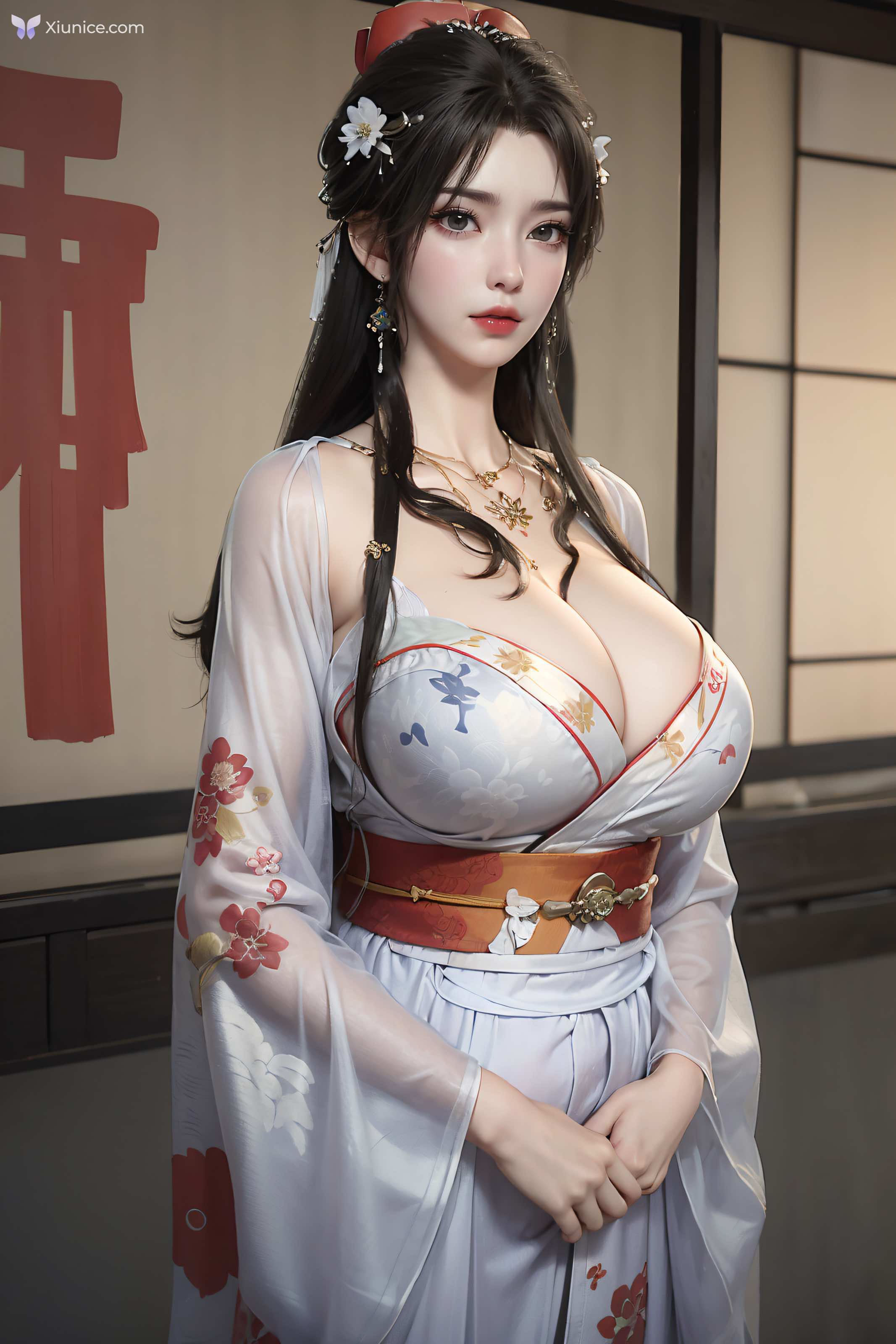 AI Girl 完美世界-清漪 和服吊带 第5张